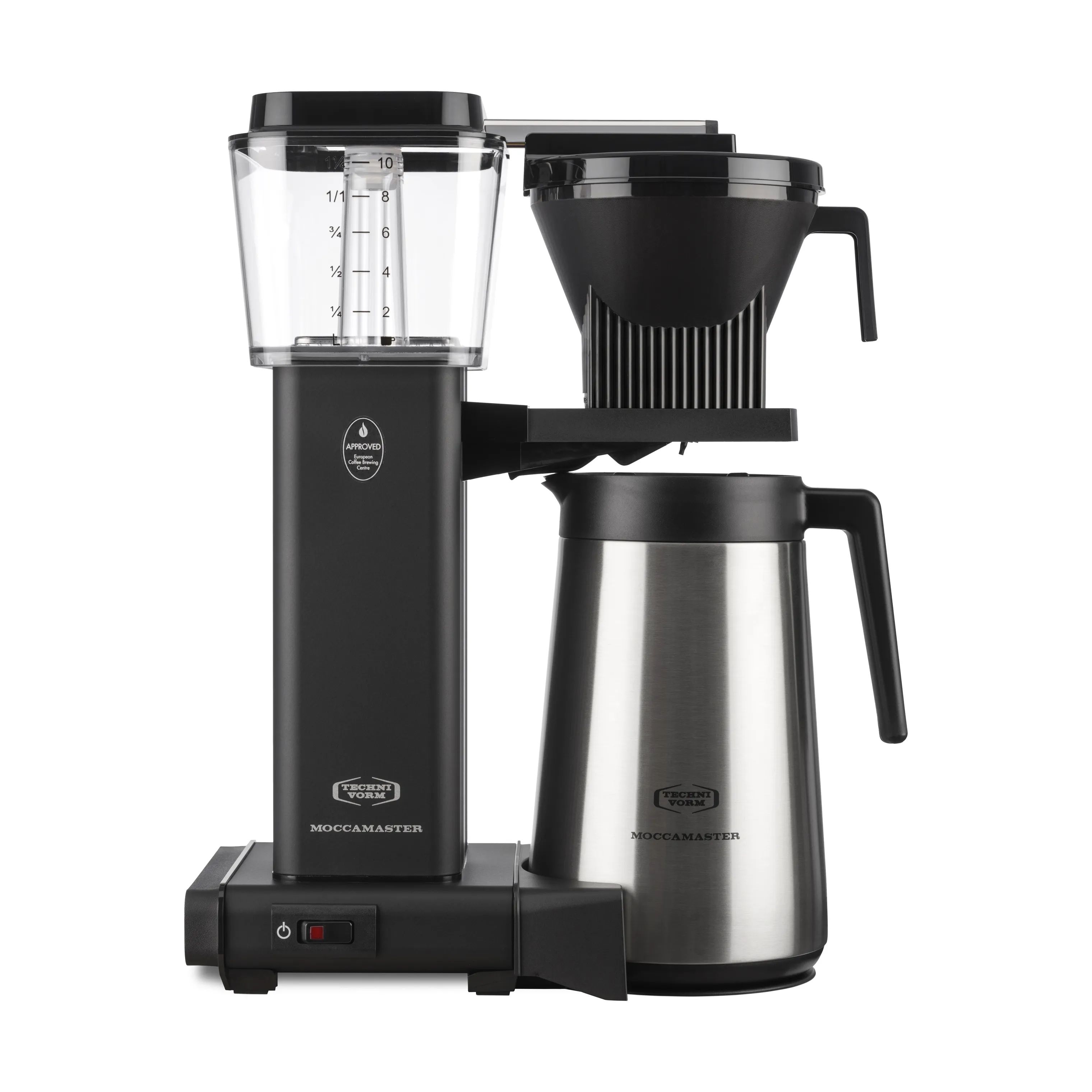 Moccamaster Kaffemaskiner Automatic Thermo Kaffemaskine i Matt Black, 1