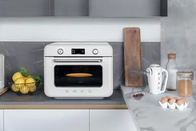 Smeg Miniovne 50's Style Kombiovn COF01WHEU i Hvid, 3