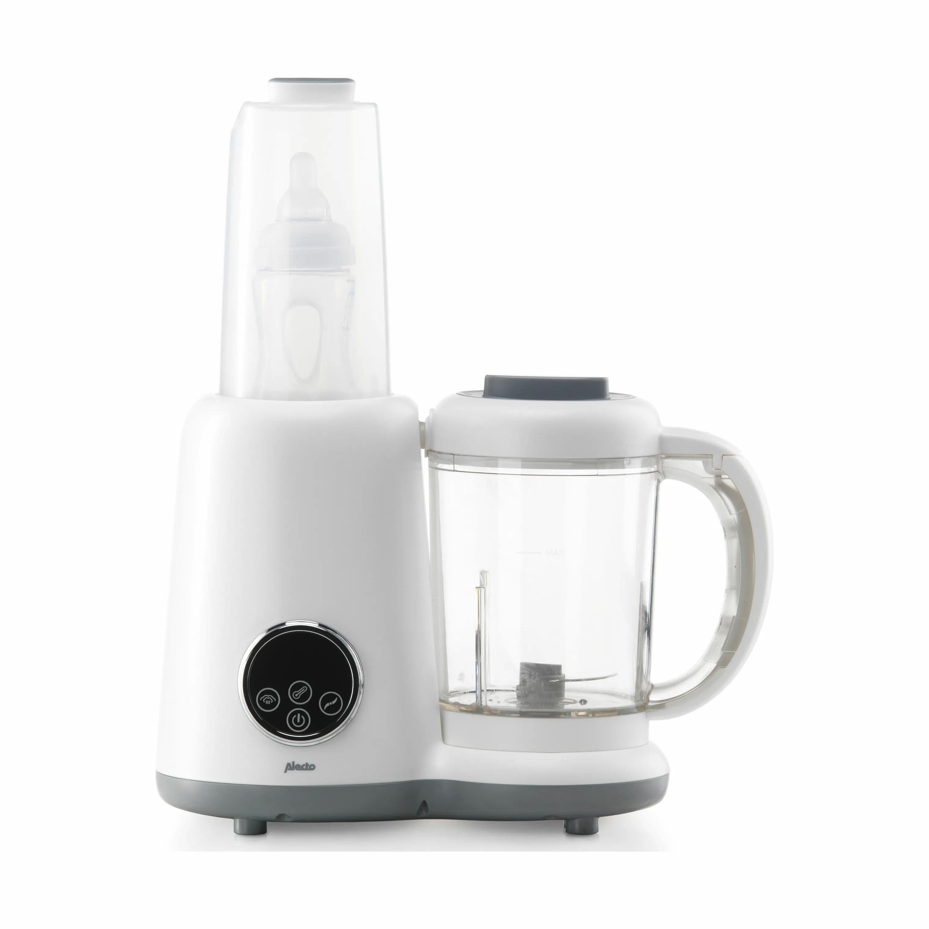 Alecto Baby Madtilberedning BFP-66 Dampblender til babymad i Hvid, 1