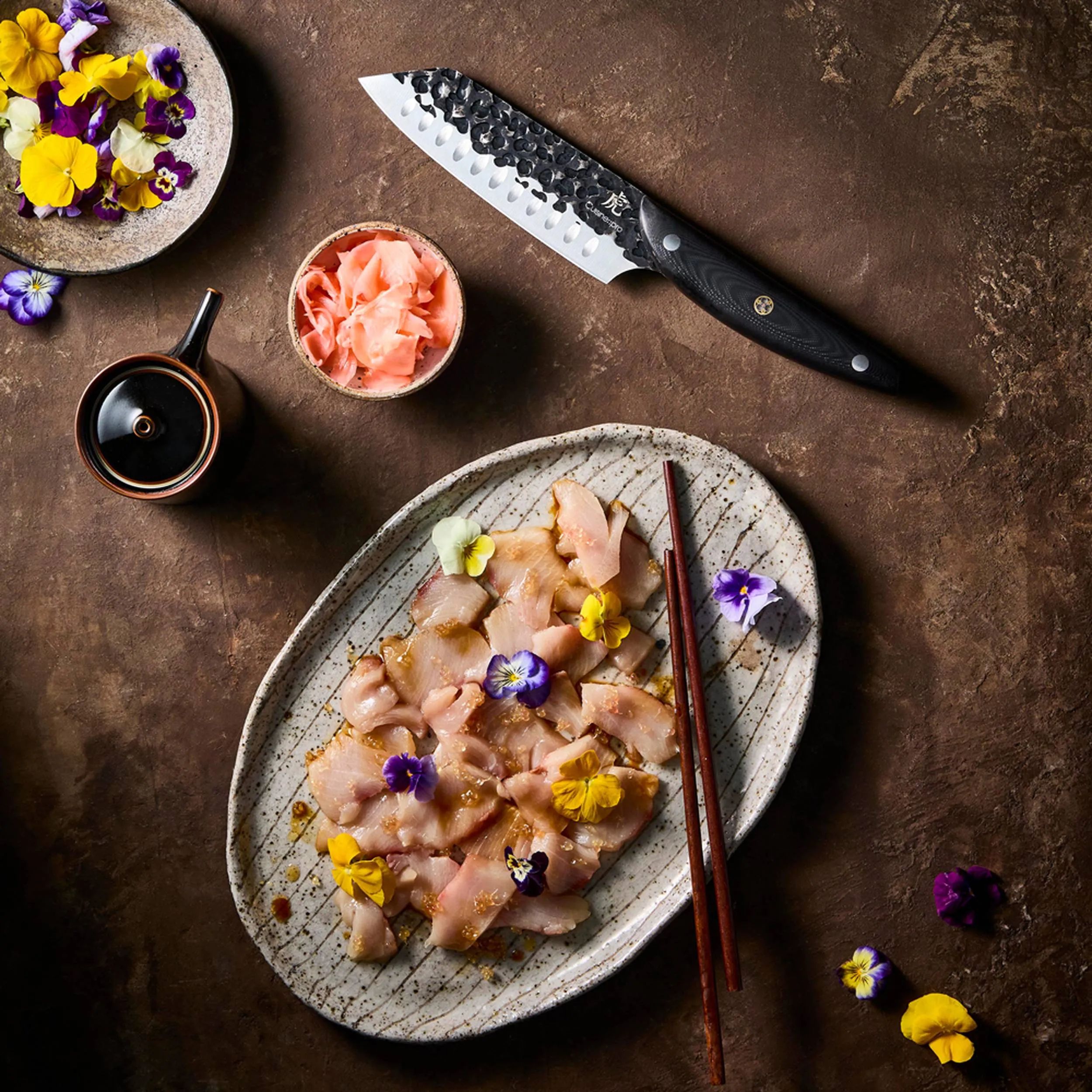 THE CUSTOM CHEF™ Santokuknive Cuisine::pro Kuro Kiba Cuisine::pro® Kuroi Kiba™ Santokukniv i 14, 6
