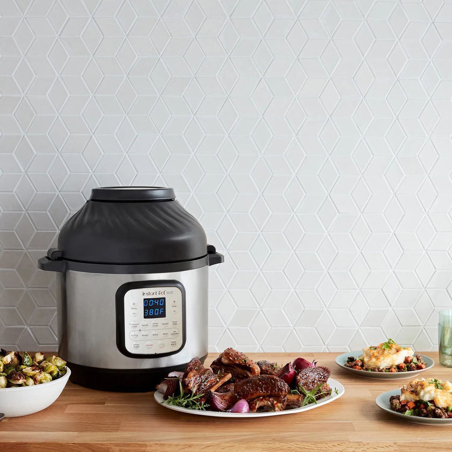 Instant Slowcookere og multicookere Duo Crisp 8 + Airfryer i Sort/sølvfarvet, 3