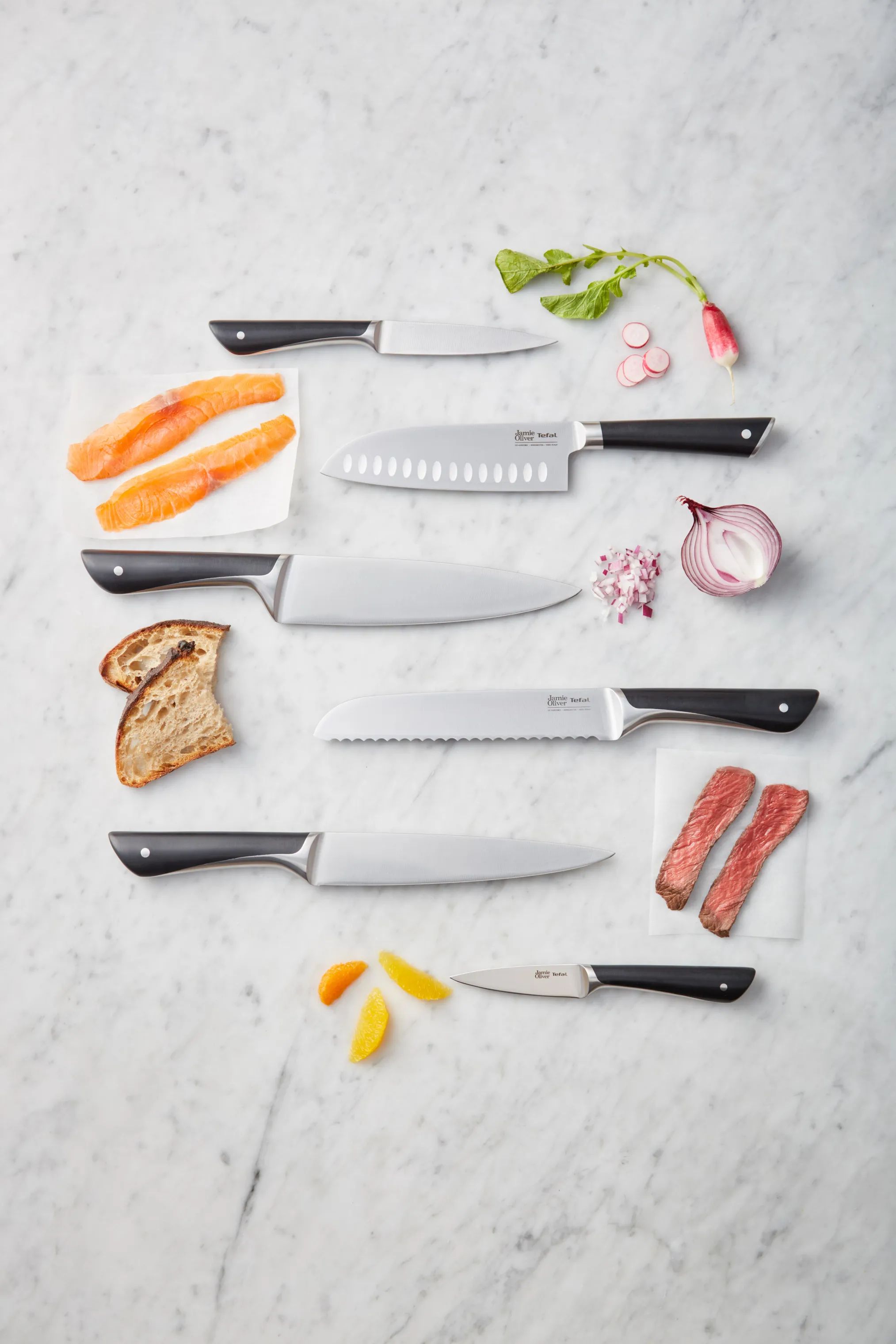 Jamie Oliver by Tefal Steakknive Jamie Oliver Knife Steakknive - 4 stk. i Sort, 2