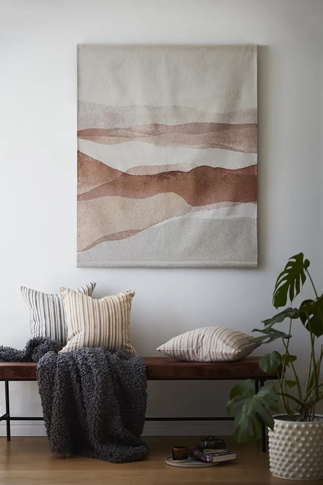 Svanefors Vægdekoration Dunes Vægtæppe i Beige, 3