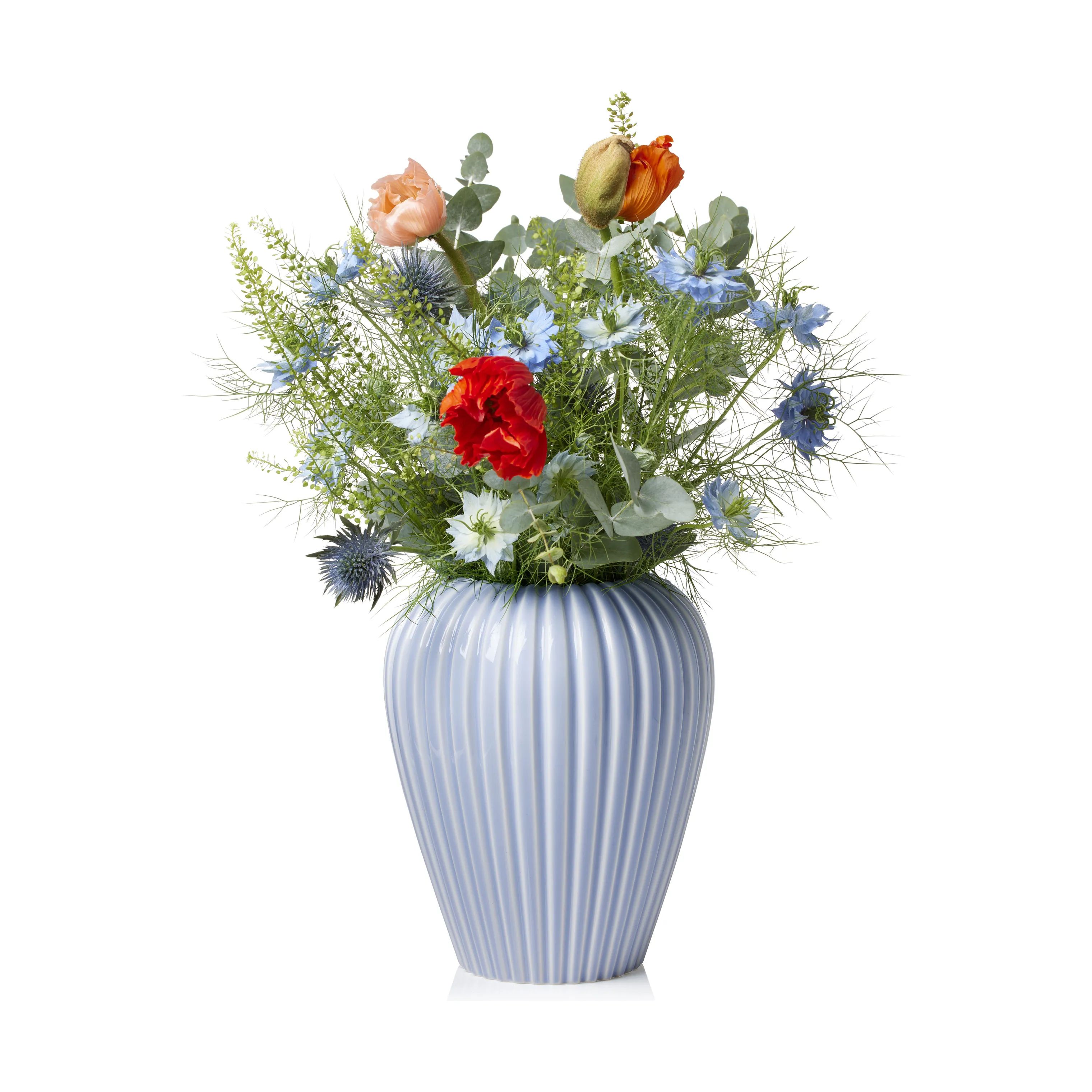 erik bagger a/s Vaser Eslau Lilje Vase i blå, 20 cm, 4