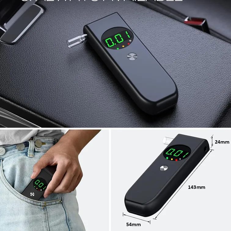 Powertrend Øvrig personlig pleje Promillo Alkometer i Sort, 3