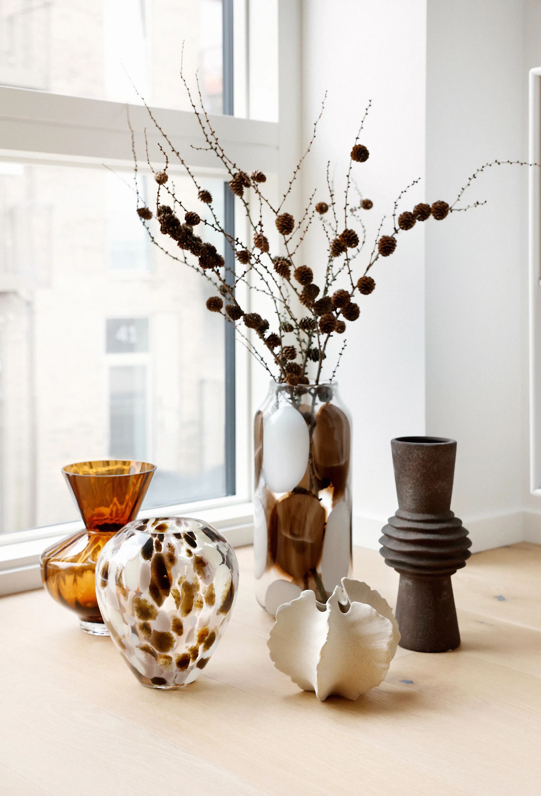 CASA Living Vaser Vase i Brun, 3