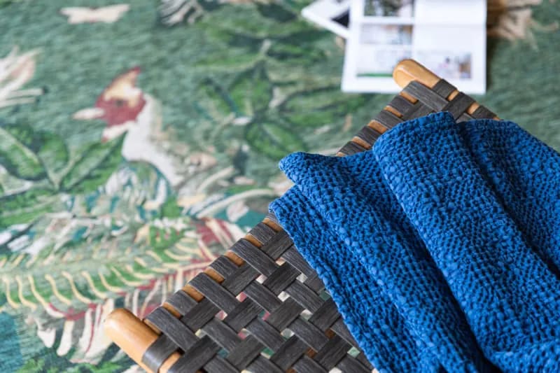 Vivaraise Plaider Tana Plaid i Blågrøn, 4