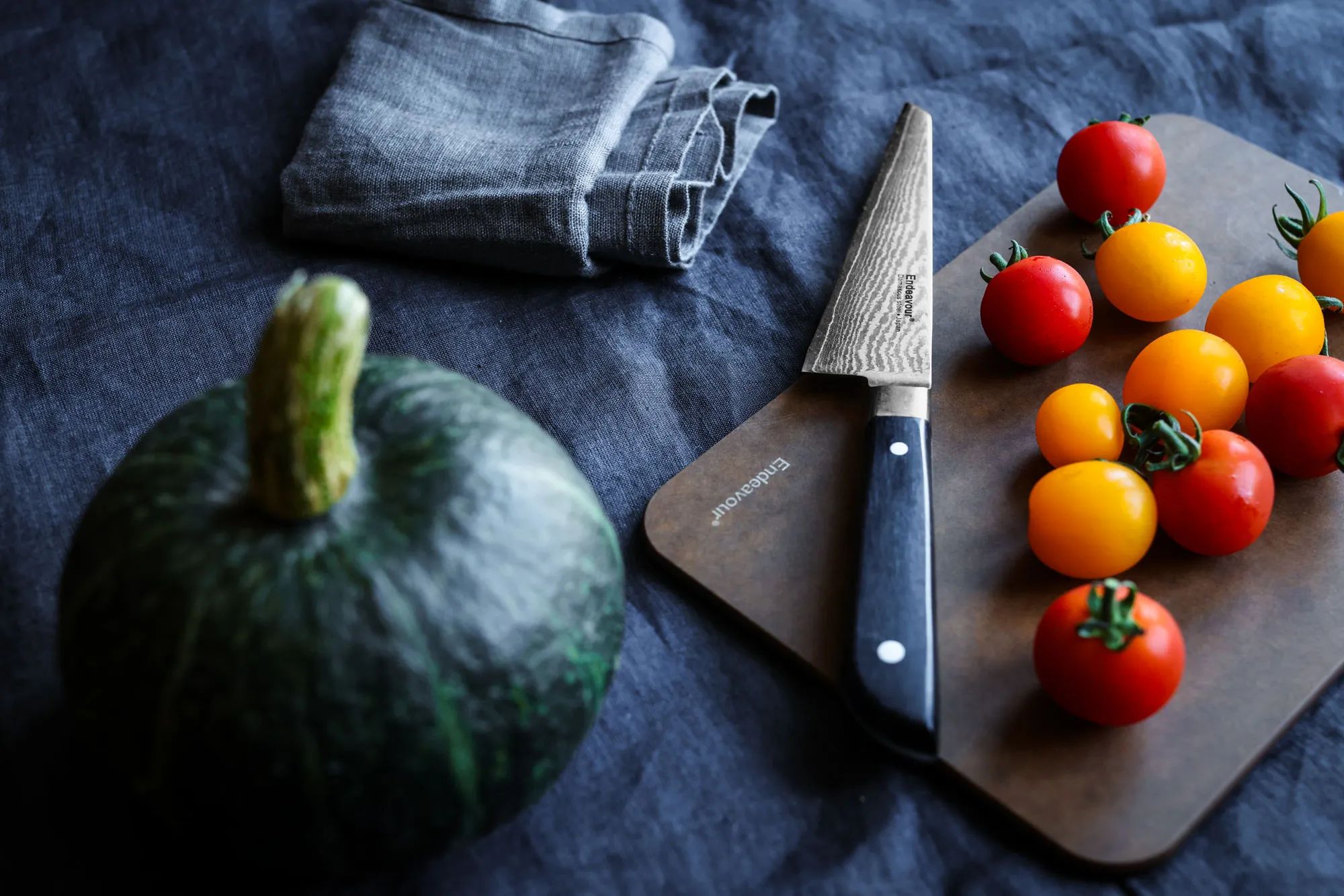 Endeavour Kokkeknive Honesuki Kniv i Sort, 8