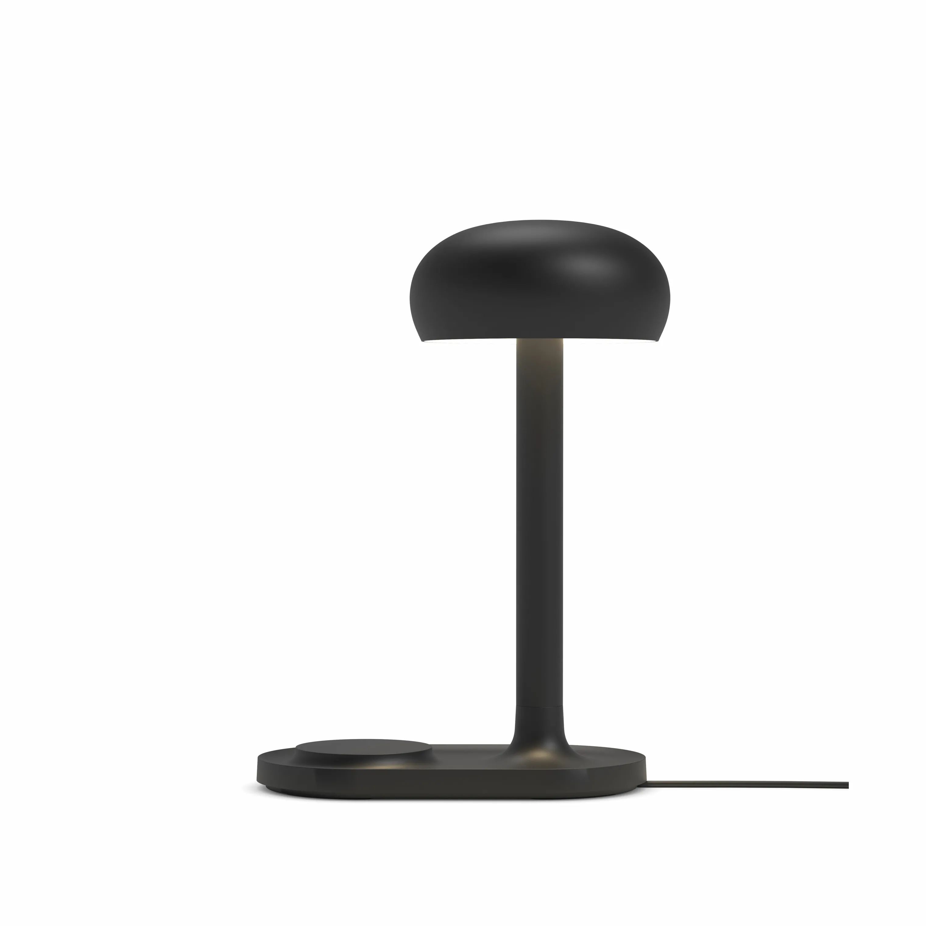 Eva Solo Bordlamper Emendo Lampe m. indbygget oplader i Sort, 3