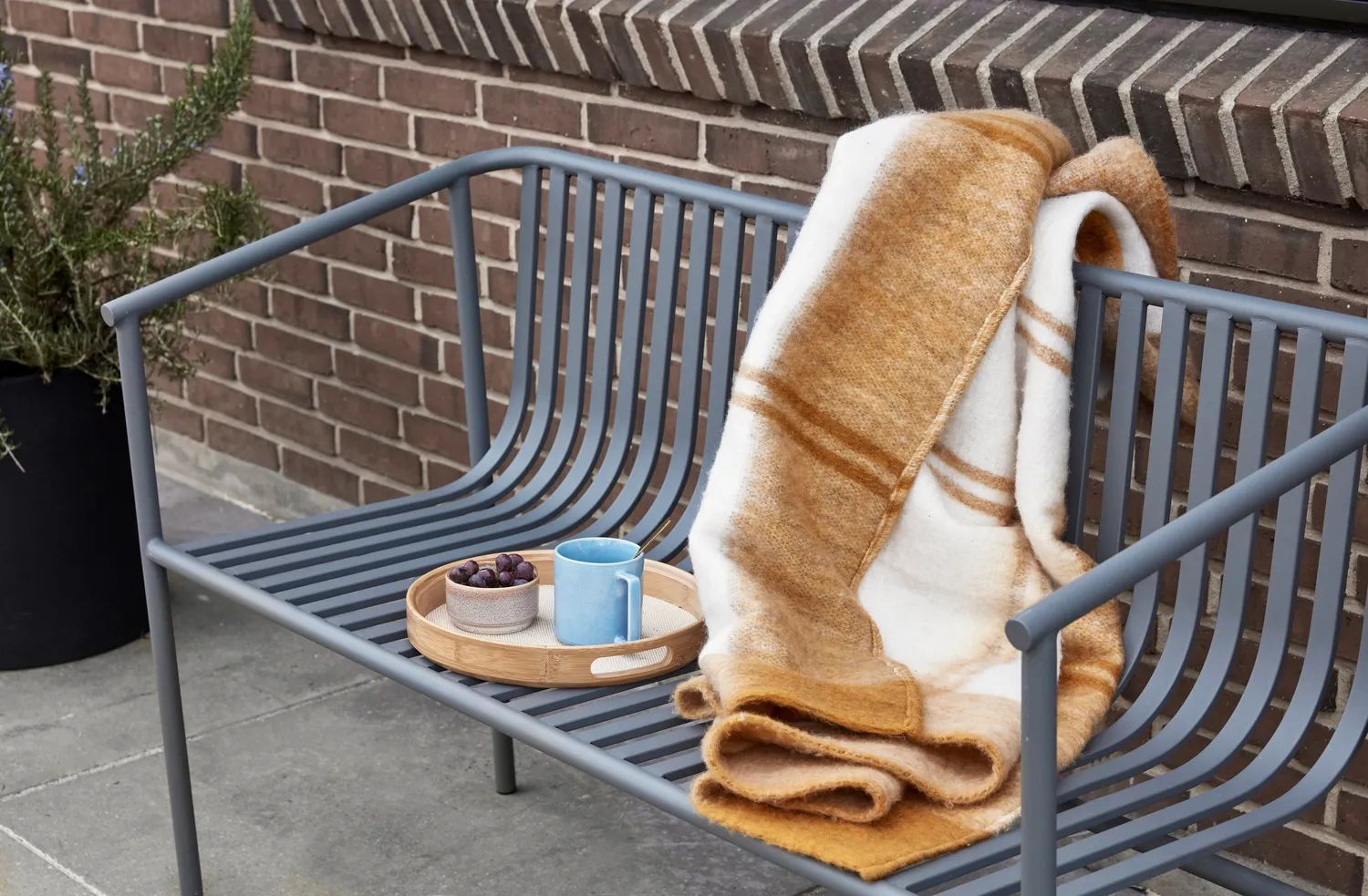 Hübsch Bakker Canvas Bakke - 2 stk. i Beige, 4