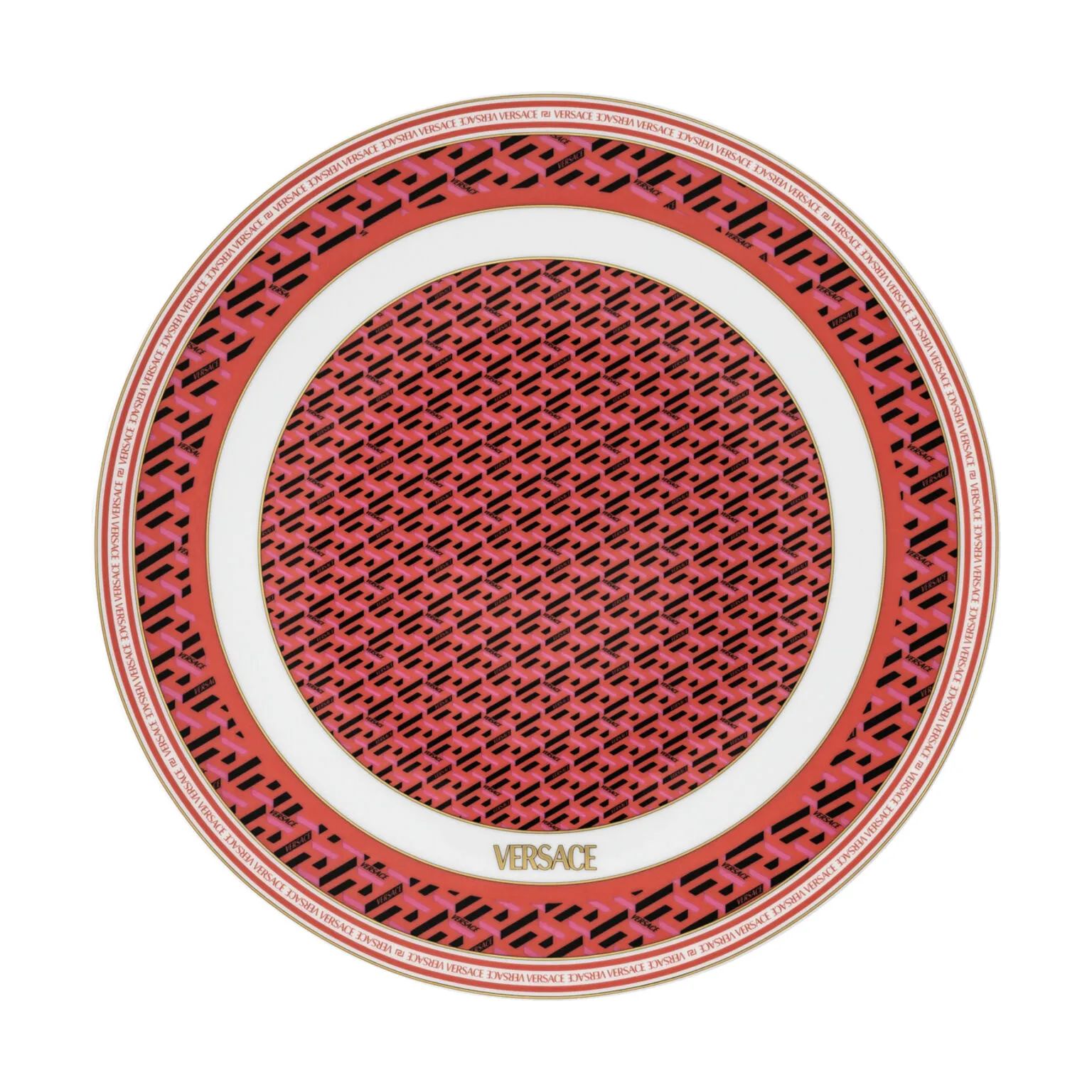 Versace Middagstallerkener Signature Middagstallerken i Rød, 1