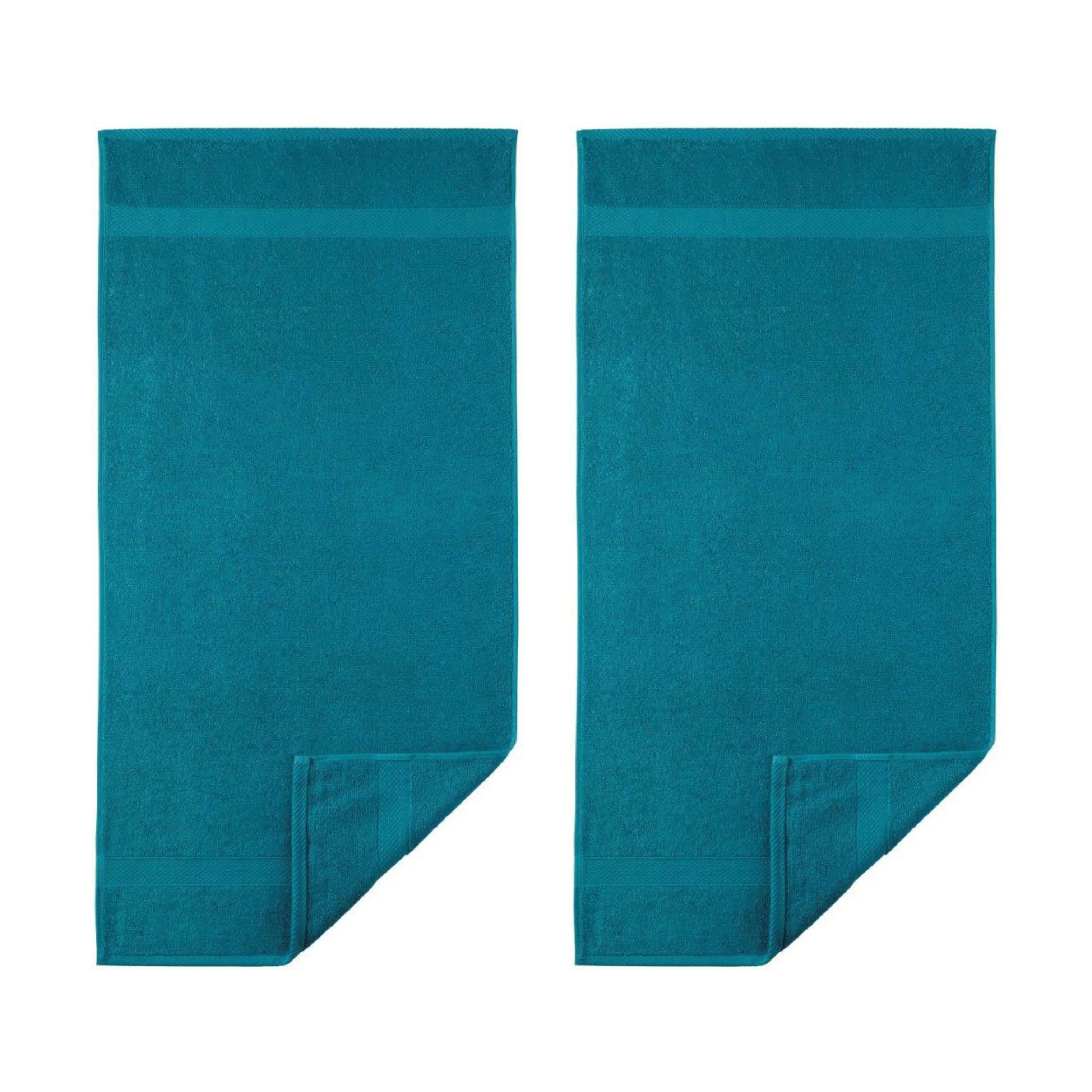 Egeria Håndklæder Diamant Håndklæde - 2 stk. i Dark Turquoise, 2