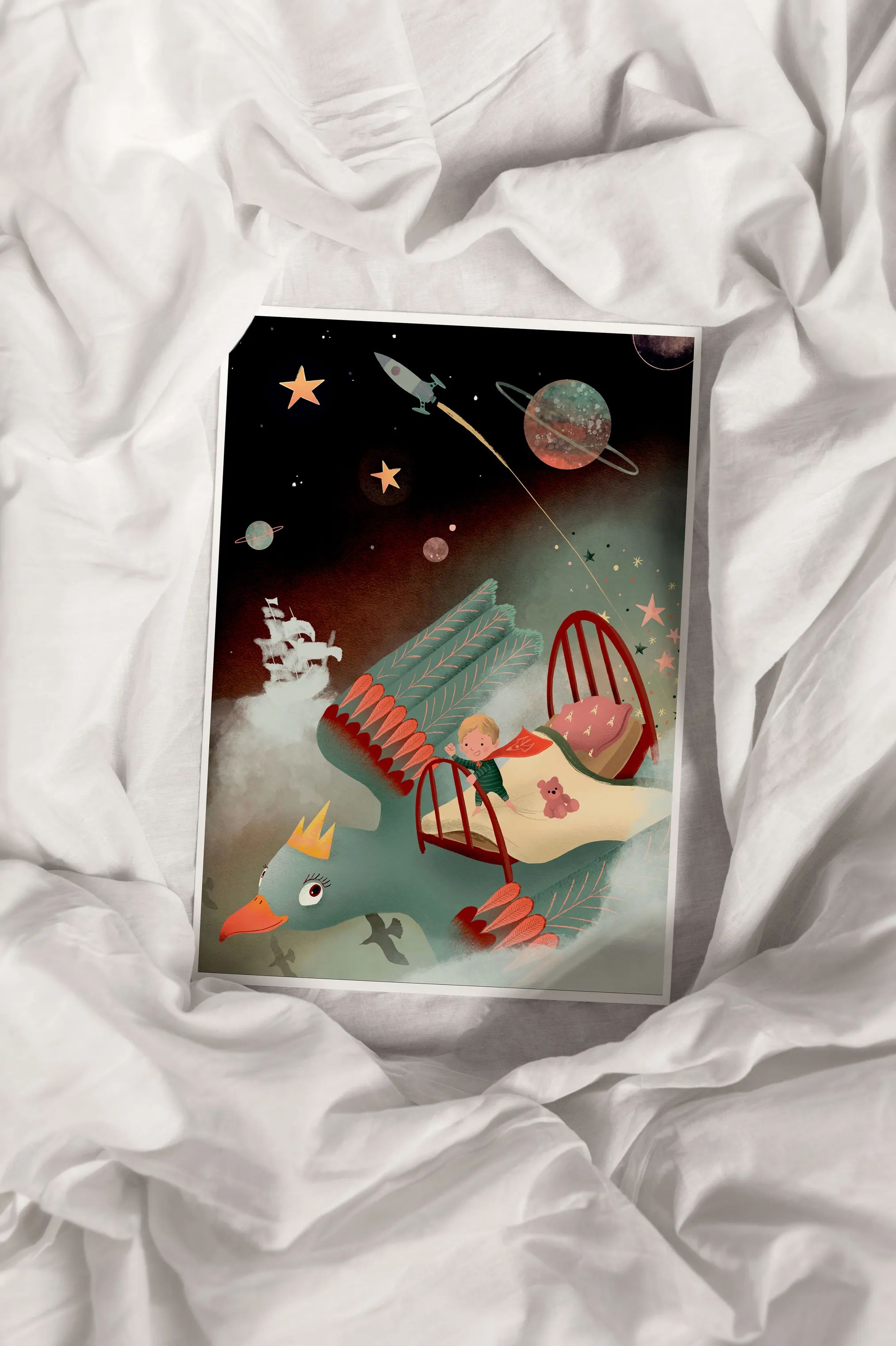Poster&Frame Plakater Plakat - Dreamland i Multifarvet, 2