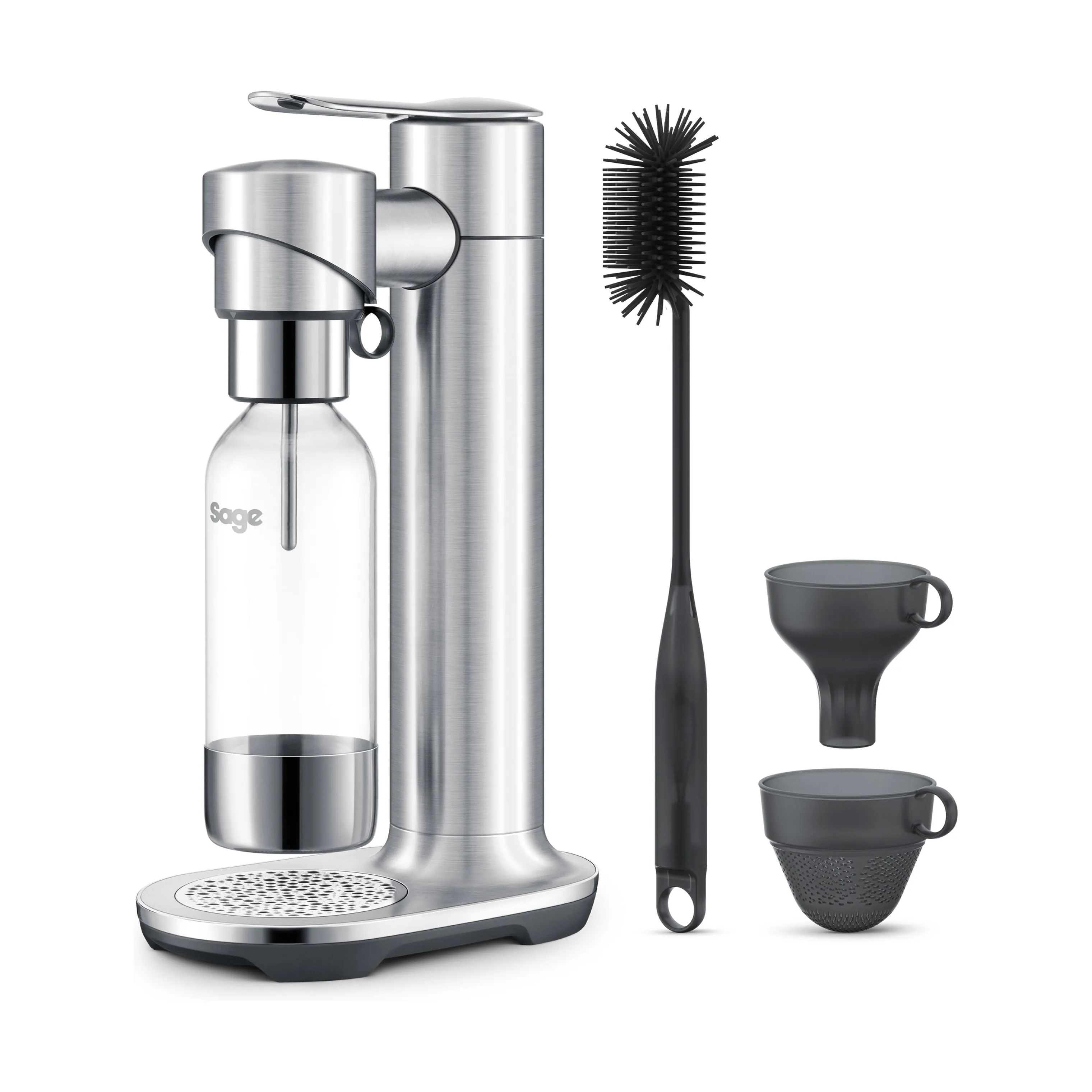 Sage Sodavandsmaskiner InFizz Fusion Sodamaker i Brushed Silver, 4