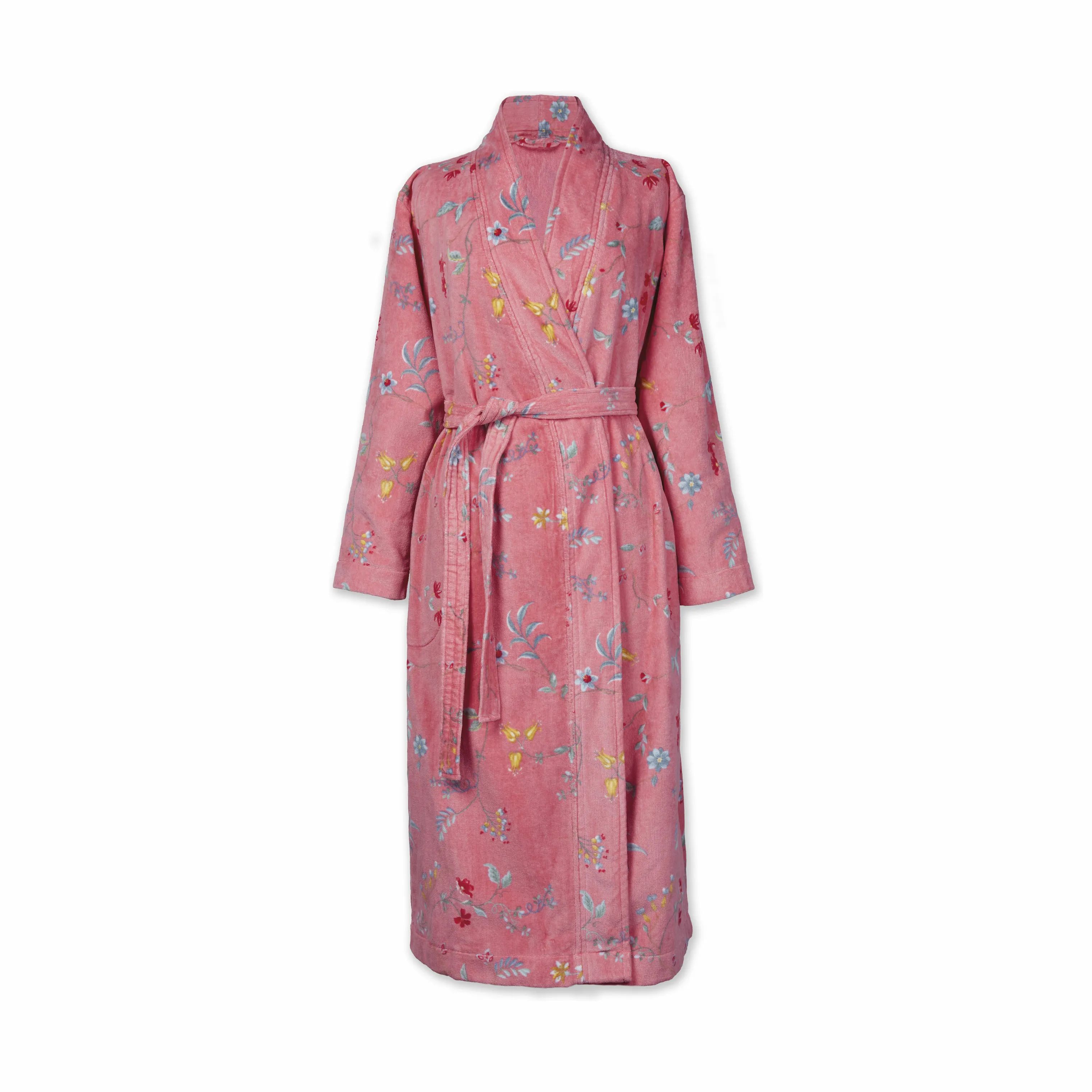 PIP Studio Morgenkåber Les Fleurs Badekåbe i Pink , Str. XL, 1