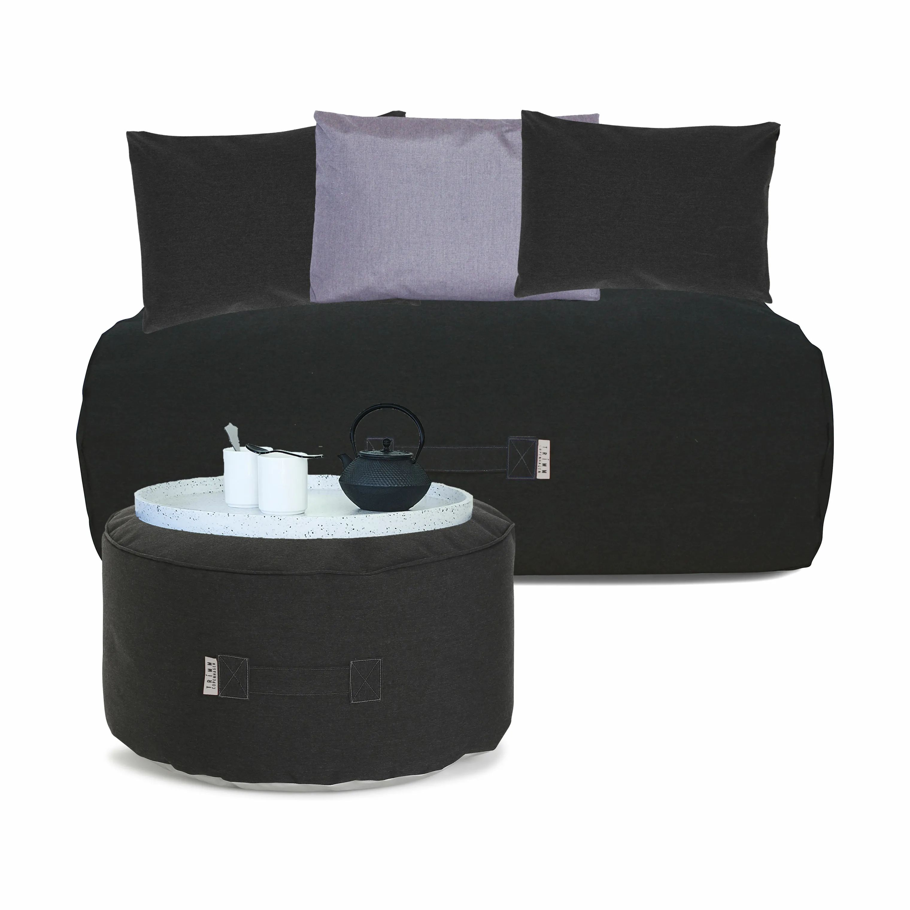 TRIMM Copenhagen Loungesæt Cozy Loungesæt i Graphite, 1