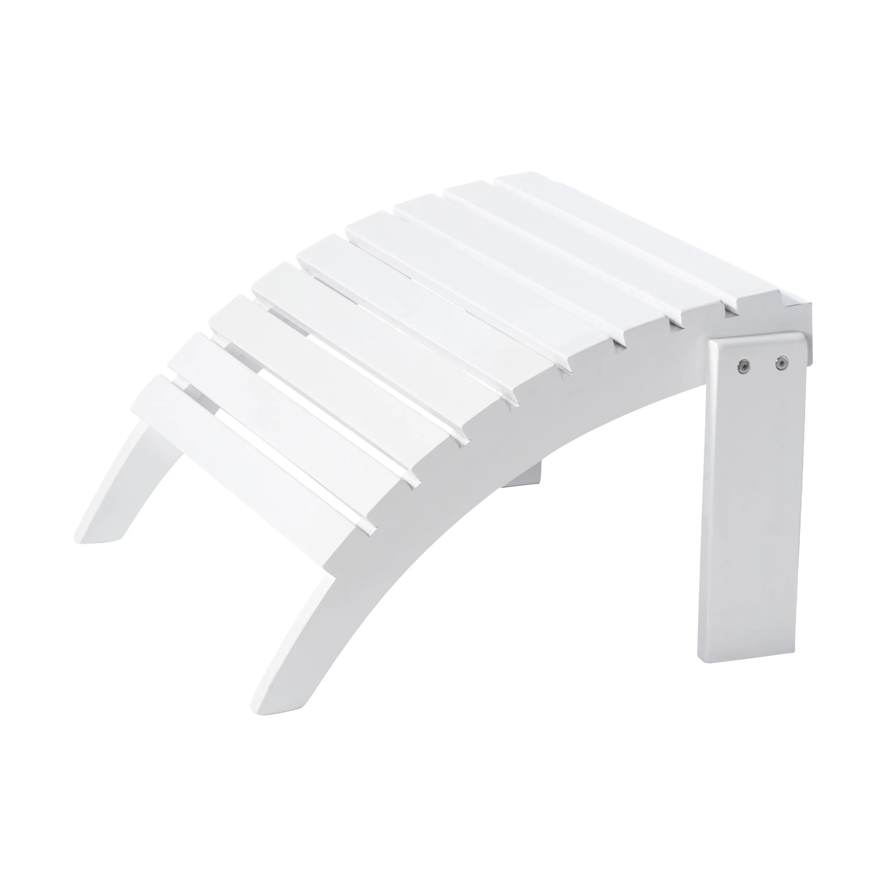 cinas Loungestole Adirondack Fodskammel i Hvid, 1