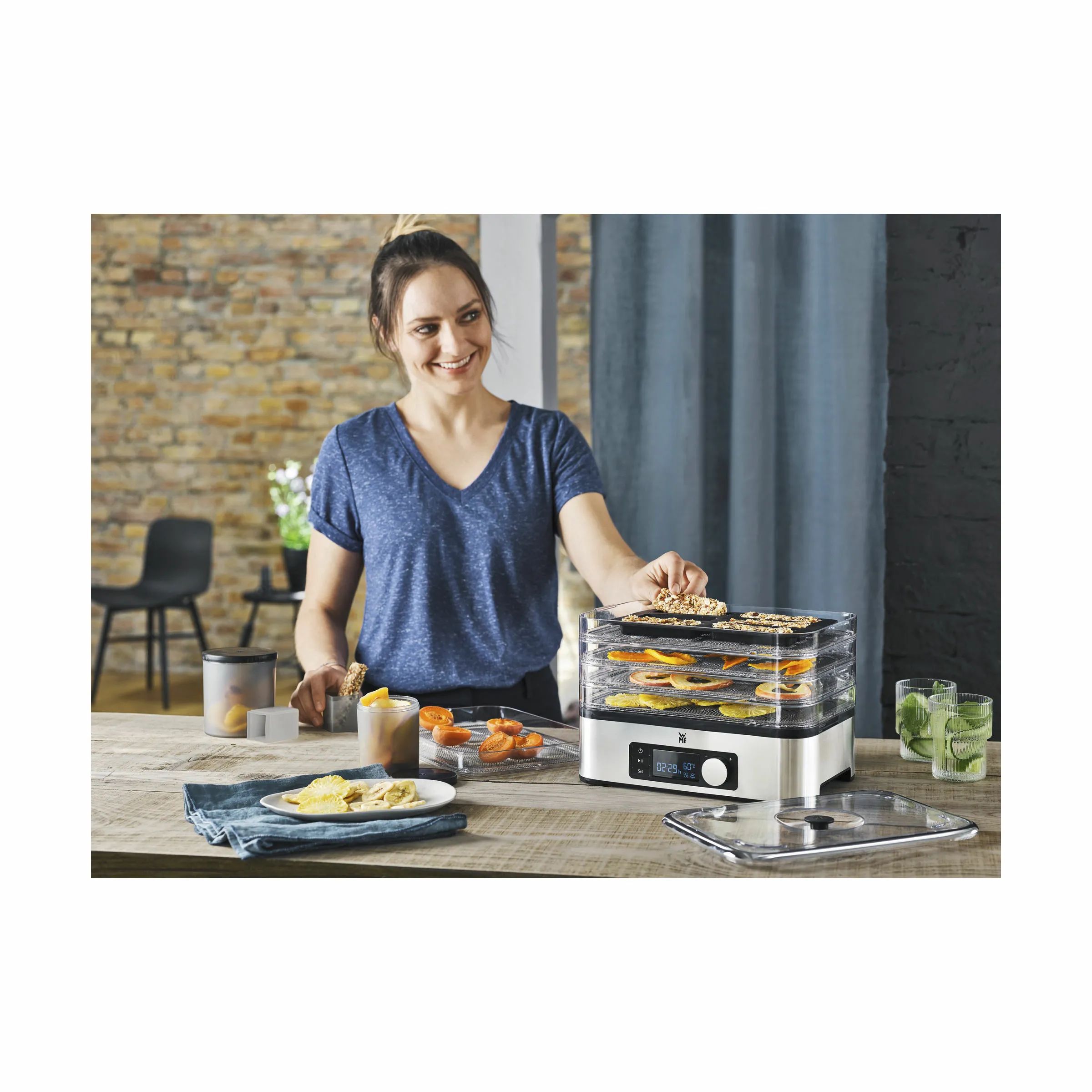 WMF Dehydratorer Snack Dehydrator i Sølvfarvet, 7