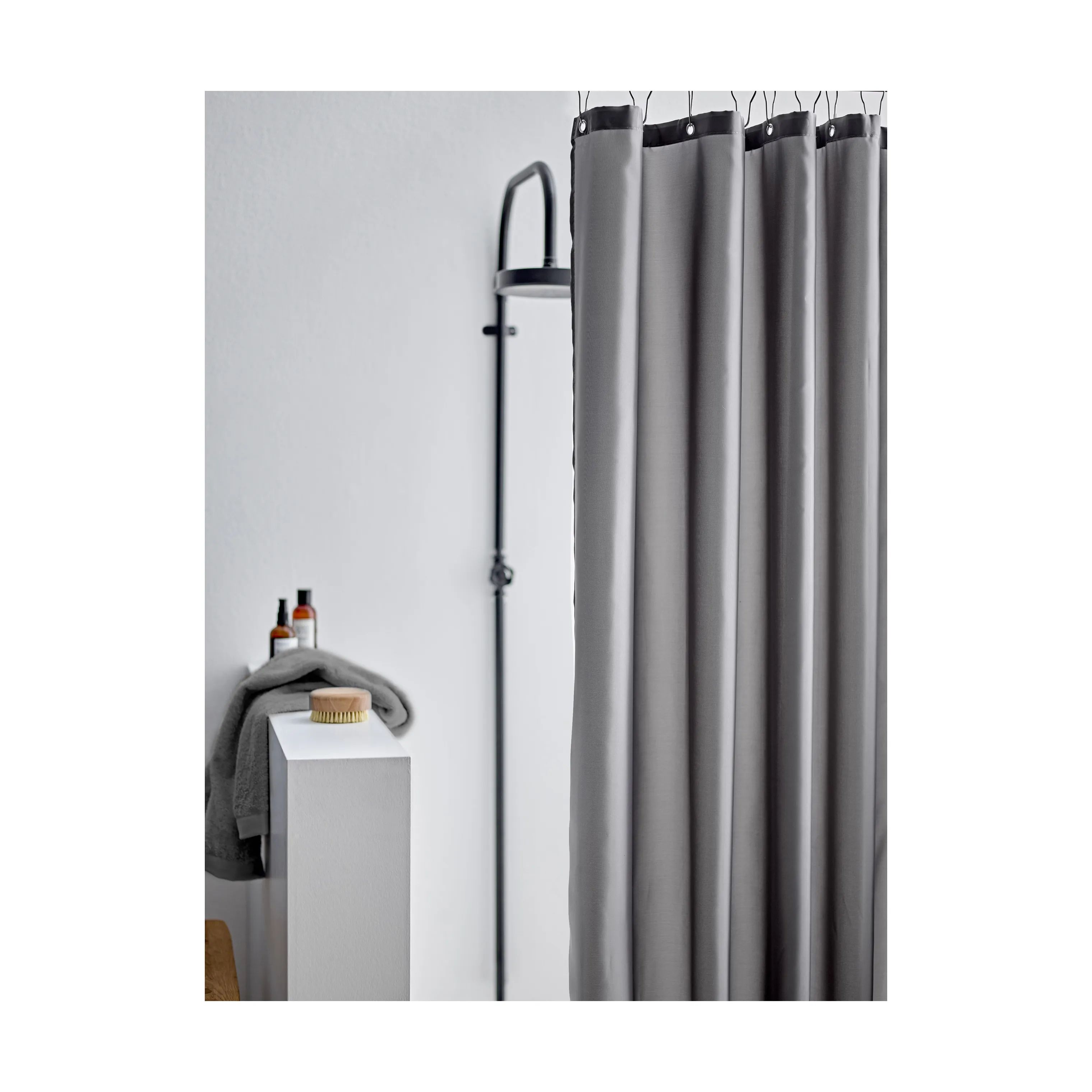 Södahl Badeforhæng Comfort Badeforhæng i Grey, B180 x L220 cm, 2