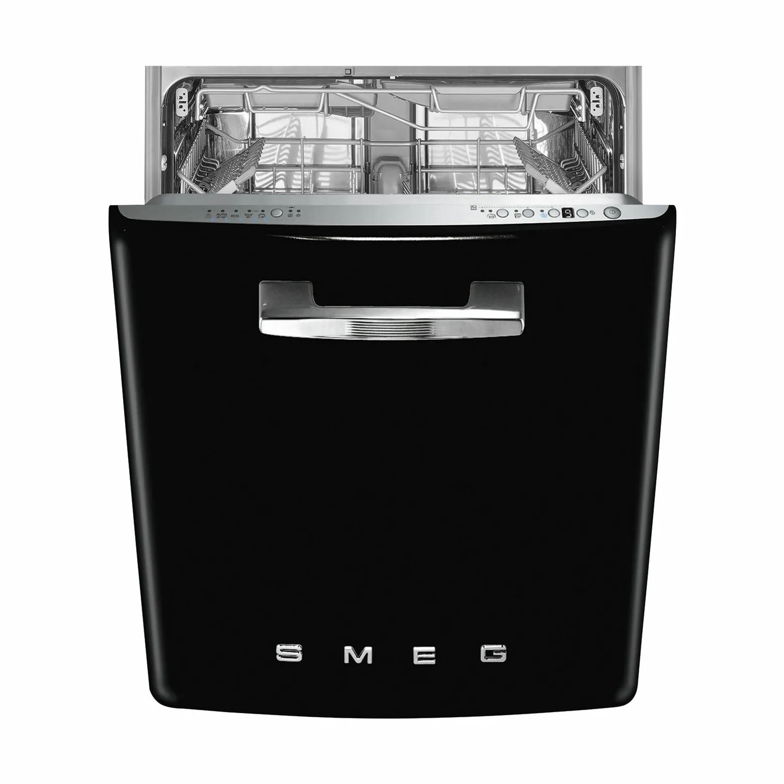 Smeg Opvaskemaskiner 50's Style Opvaskemaskine i Sort, 1