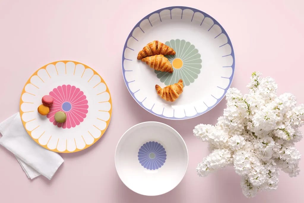 Villeroy & Boch Serveringsfade Fleur Couleur Fad i Multifarvet, 3