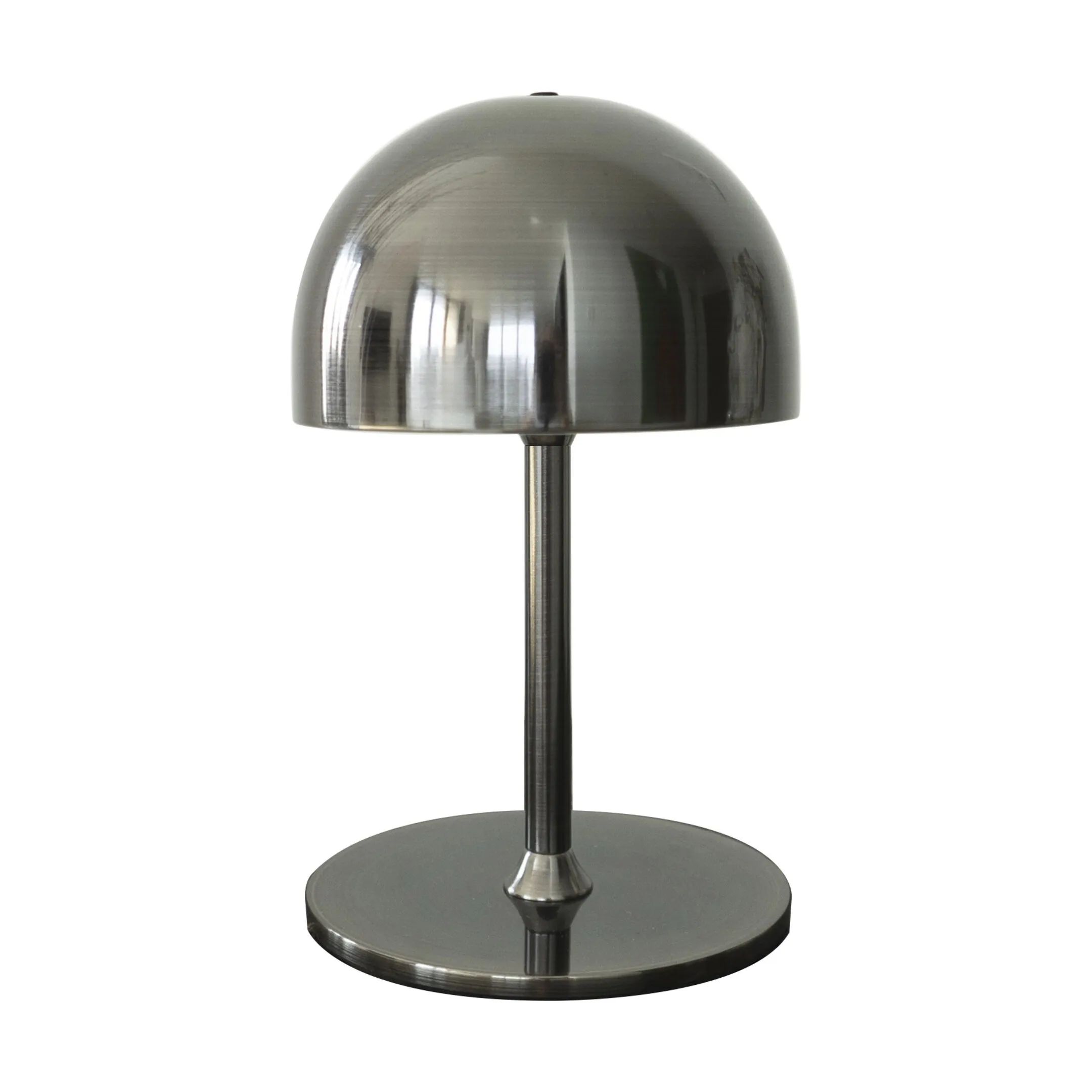 Sirius Bordlamper Tim Genopladelig Bordlampe i Nikkel, 22 cm, 1