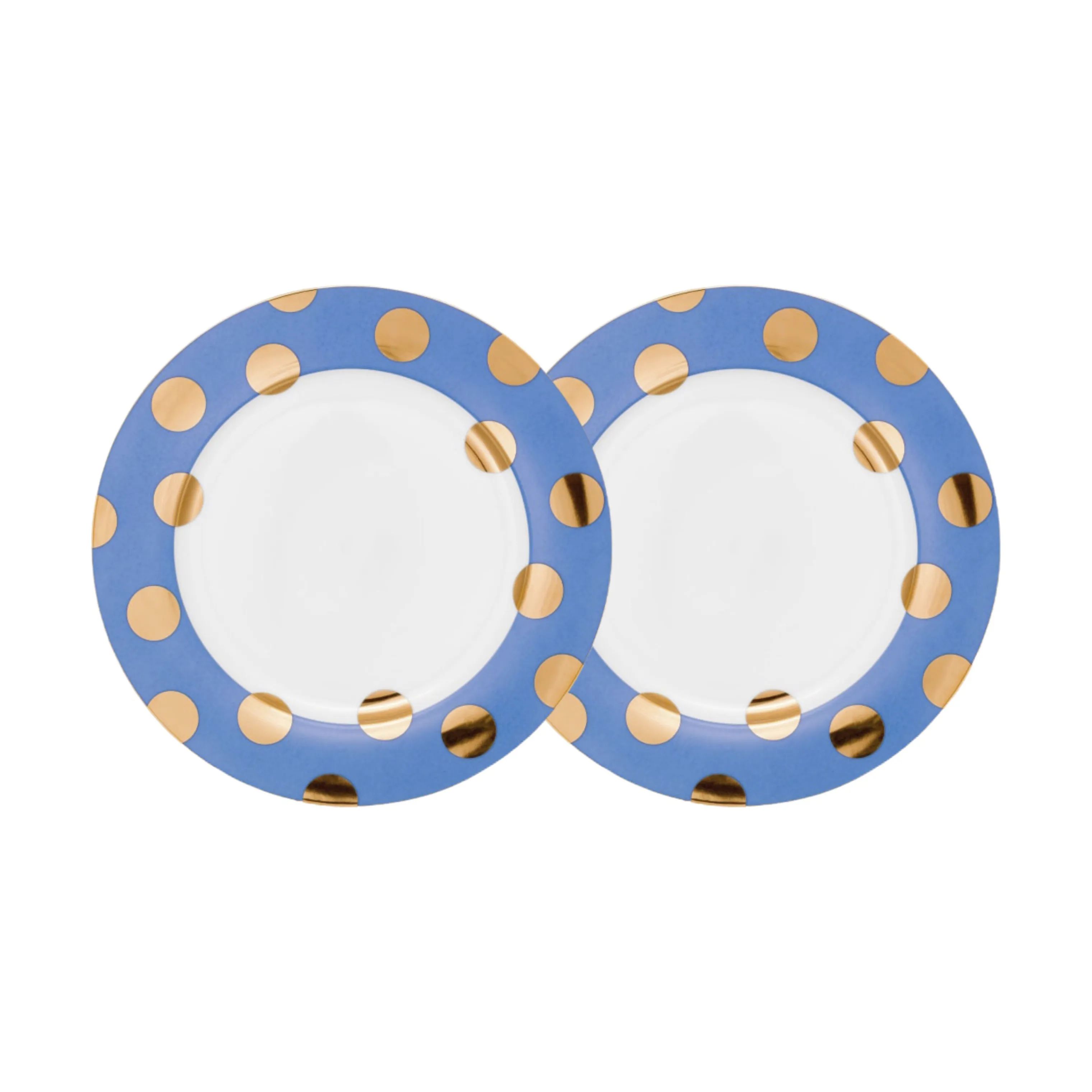 PIP Studio Middagstallerkener Dot Delight Middagstallerken - 2 stk. i Lyseblå, 26,5 cm, 1