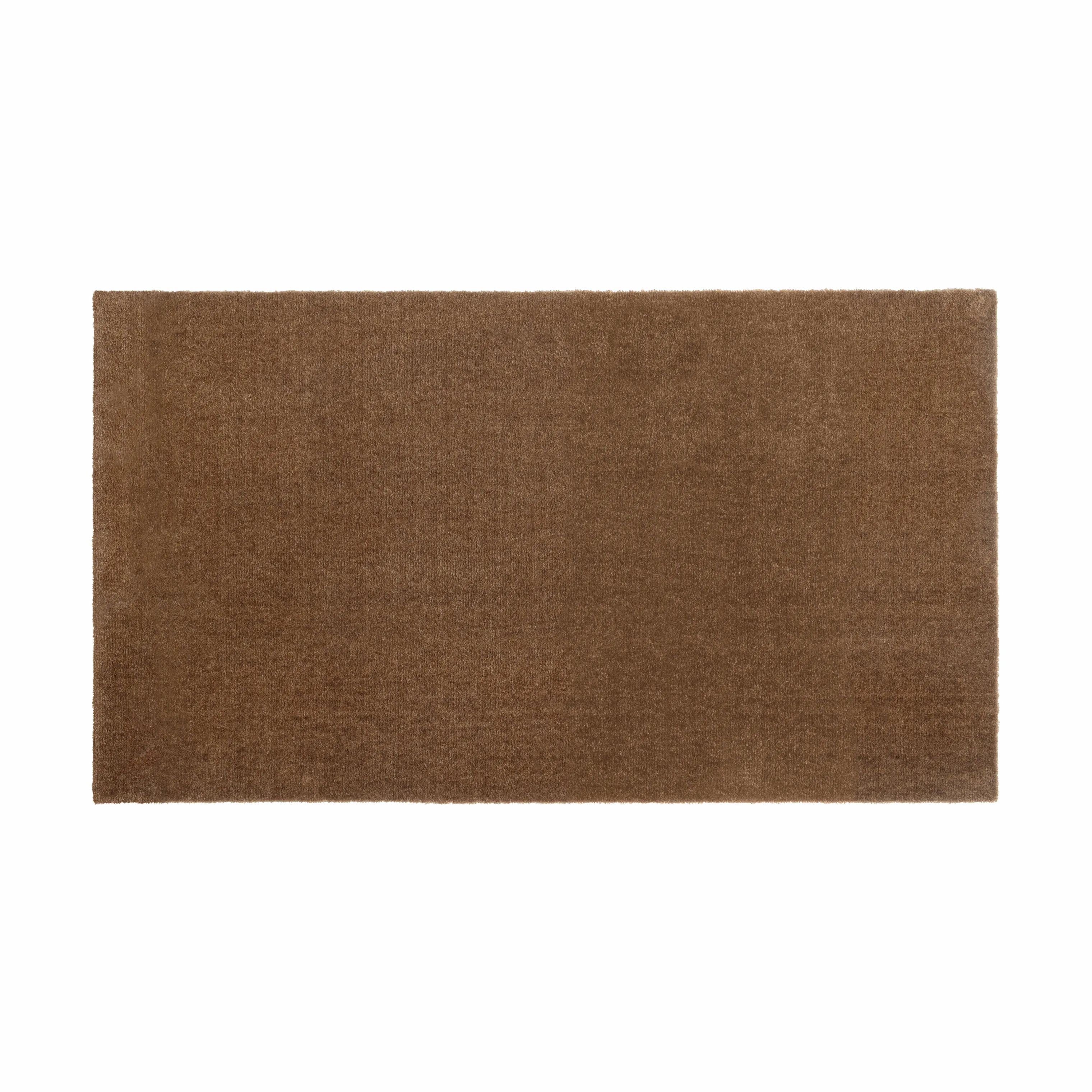 Tica Copenhagen Gulvtæpper Uni Color Gulvtæppe i cognac, B67 x L120 cm, 1