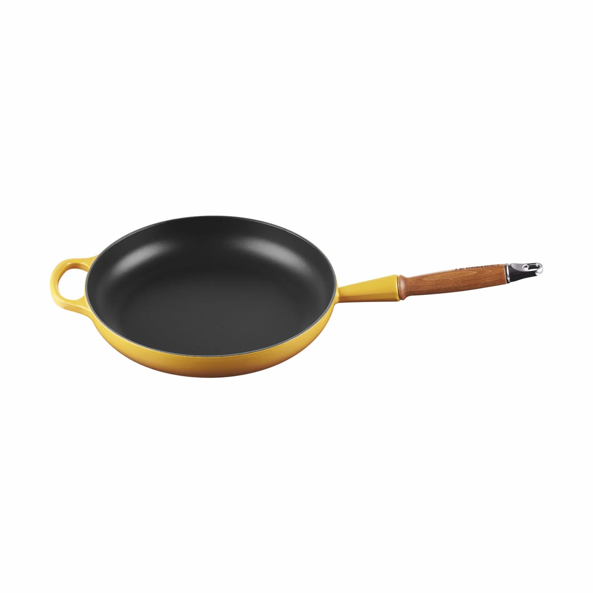Le Creuset Stegepander Stegepande m. træhåndtag i Nectar, 1
