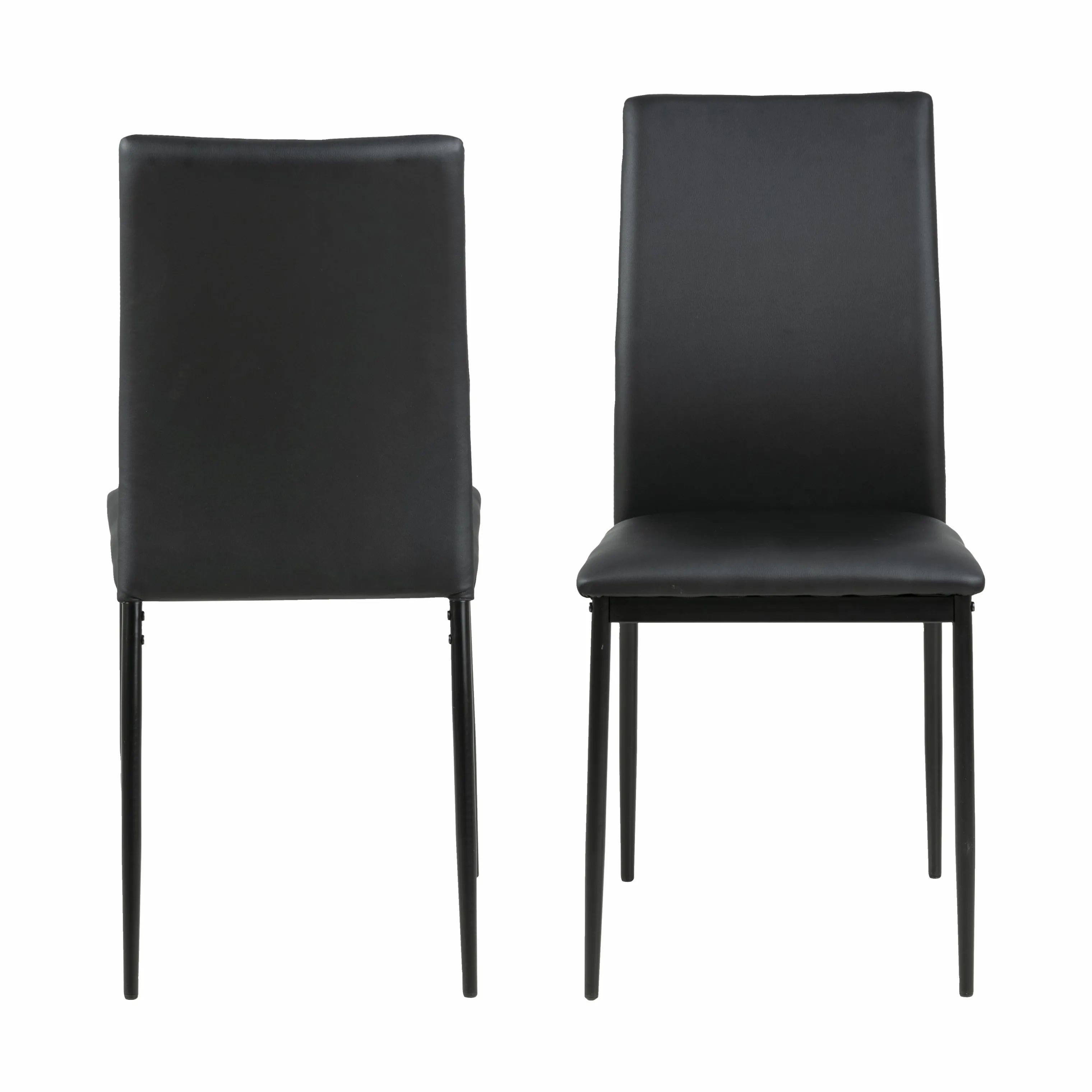 CASA Living Spisebordsstole Demina Spisebordsstol - 4 stk. i Sort, 3