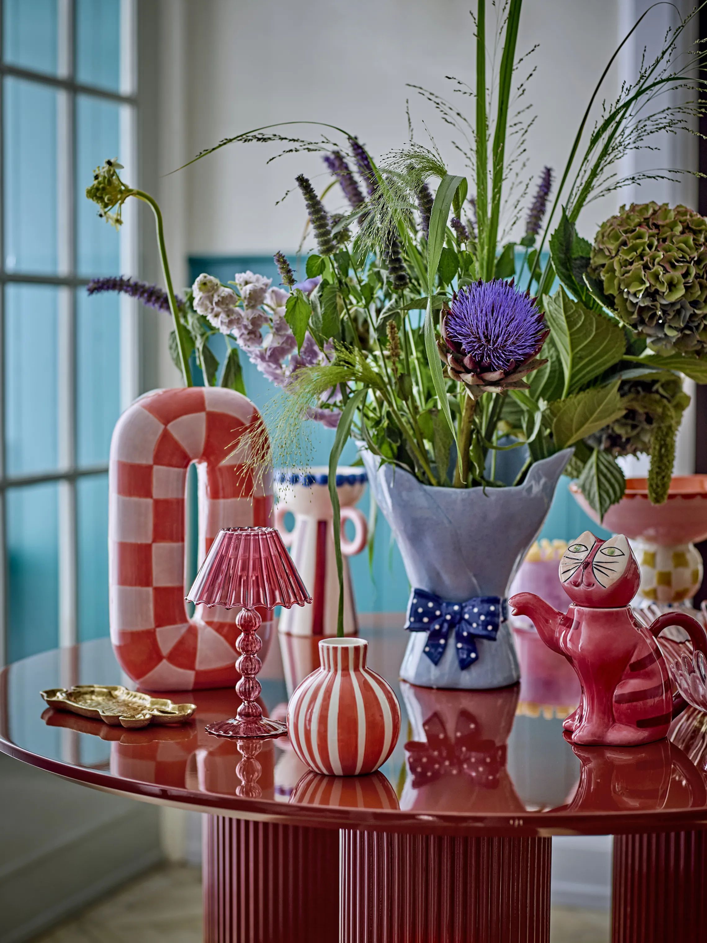 Bloomingville Vaser Belivia Vase i Blå, 2