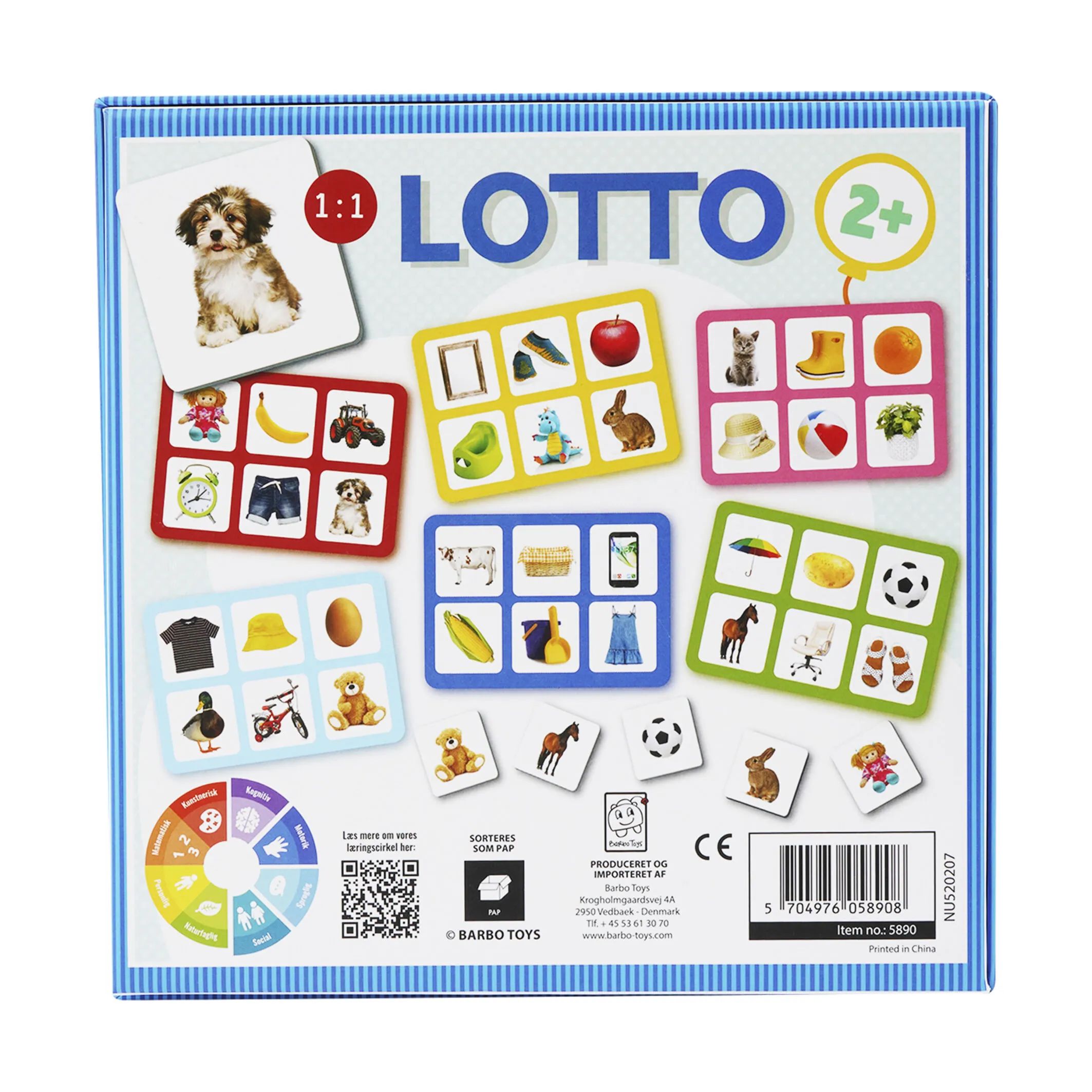 Barbo Toys Spil Barbo Classic Billedlotteri i Multifarvet, 4