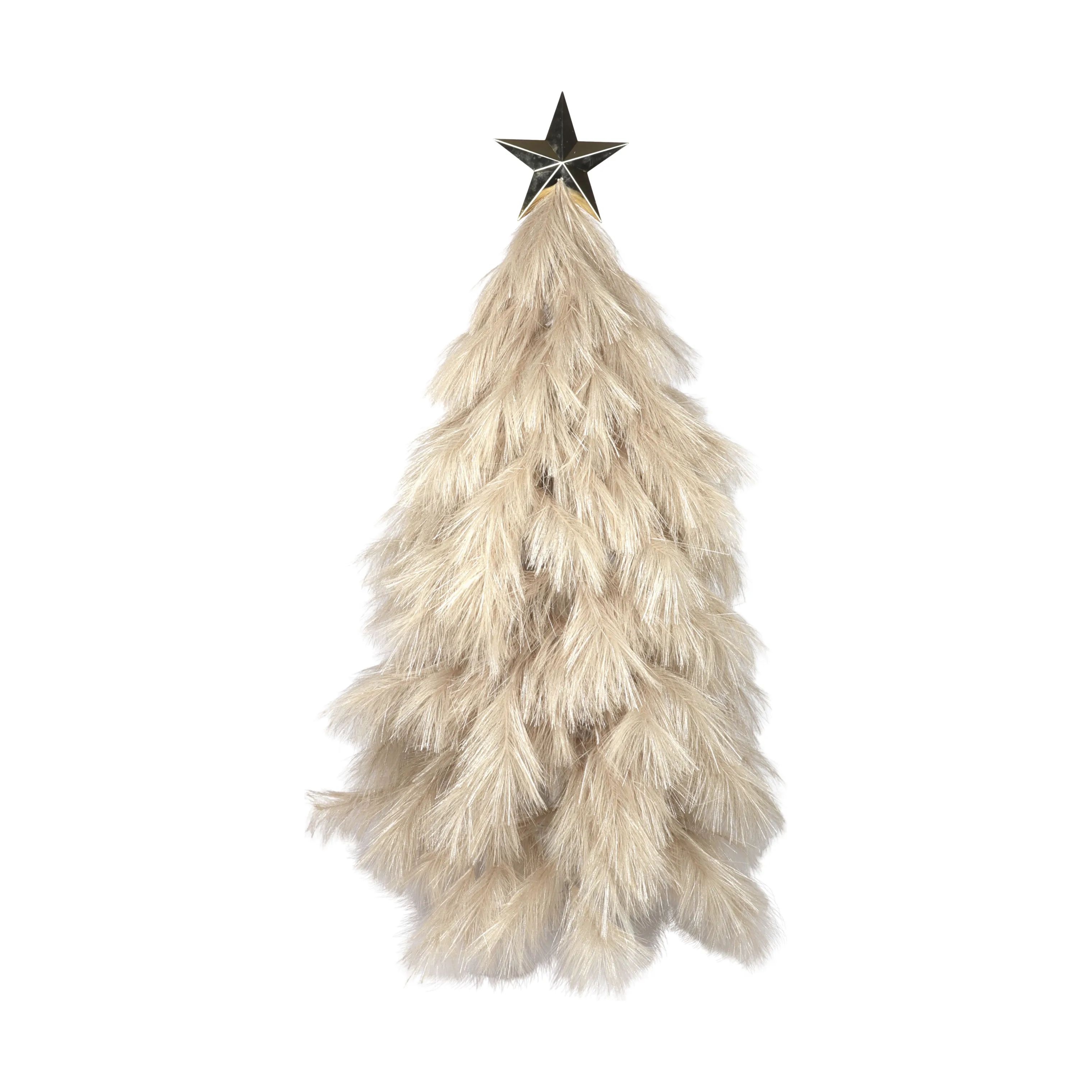 Casa Christmas Juletræer Pampas Juletræ i Beige, H125 x Ø70 cm, 1