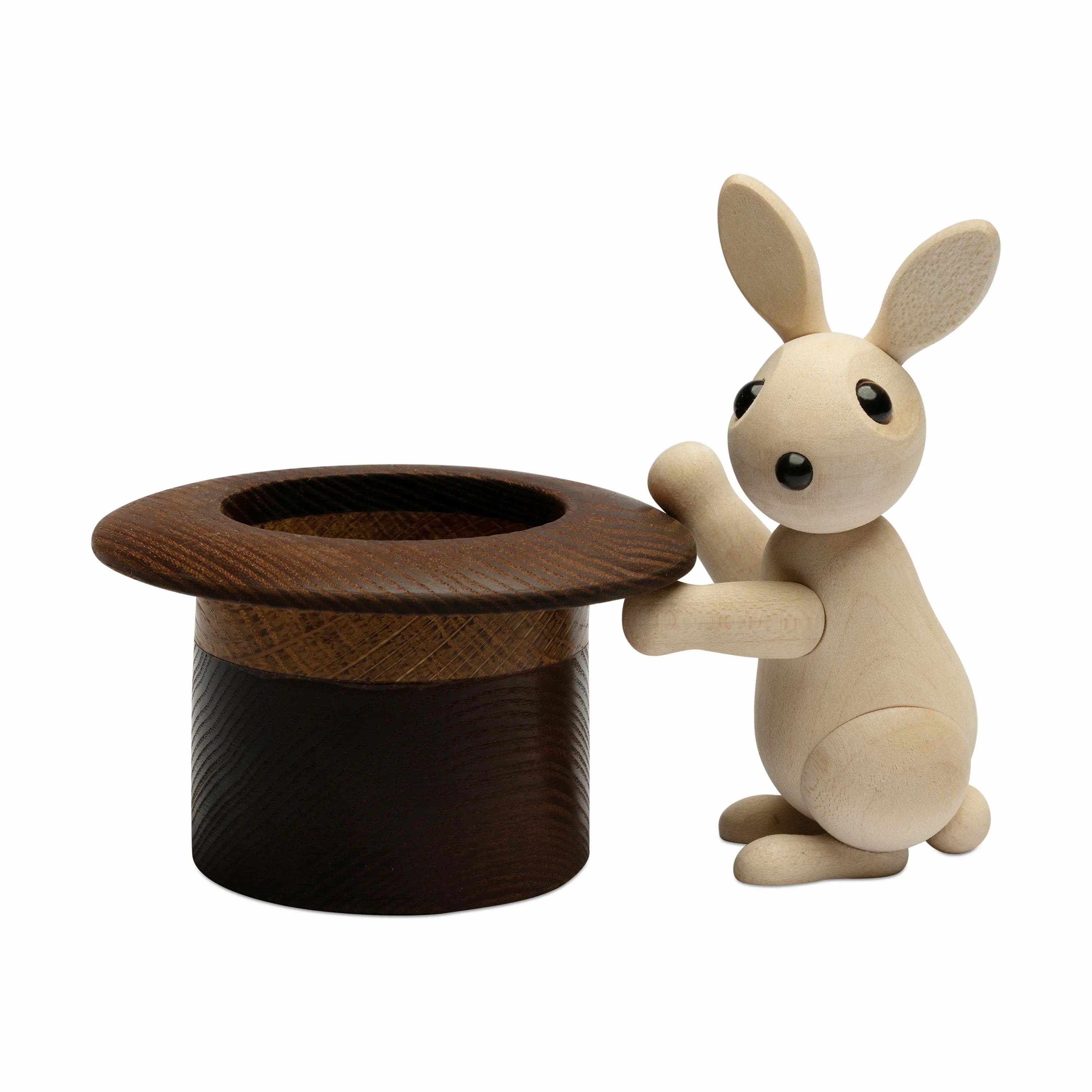 Spring Copenhagen Dyrefigurer Den Magiske Hat m. kanin i Natural, 1