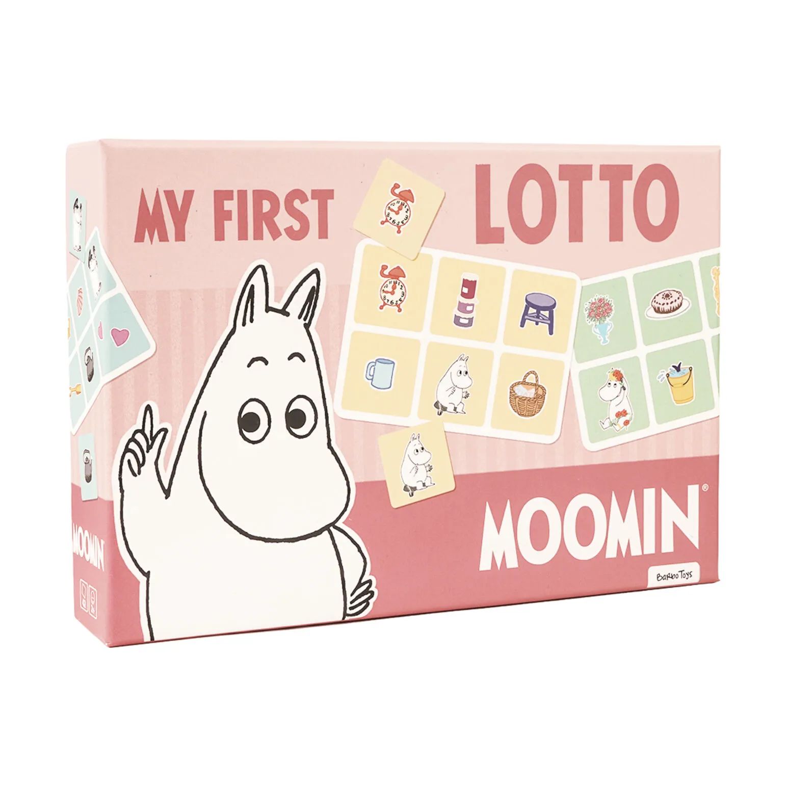 Barbo Toys Spil Moomin Huskespil - Mit første lotto i Multifarvet, 2