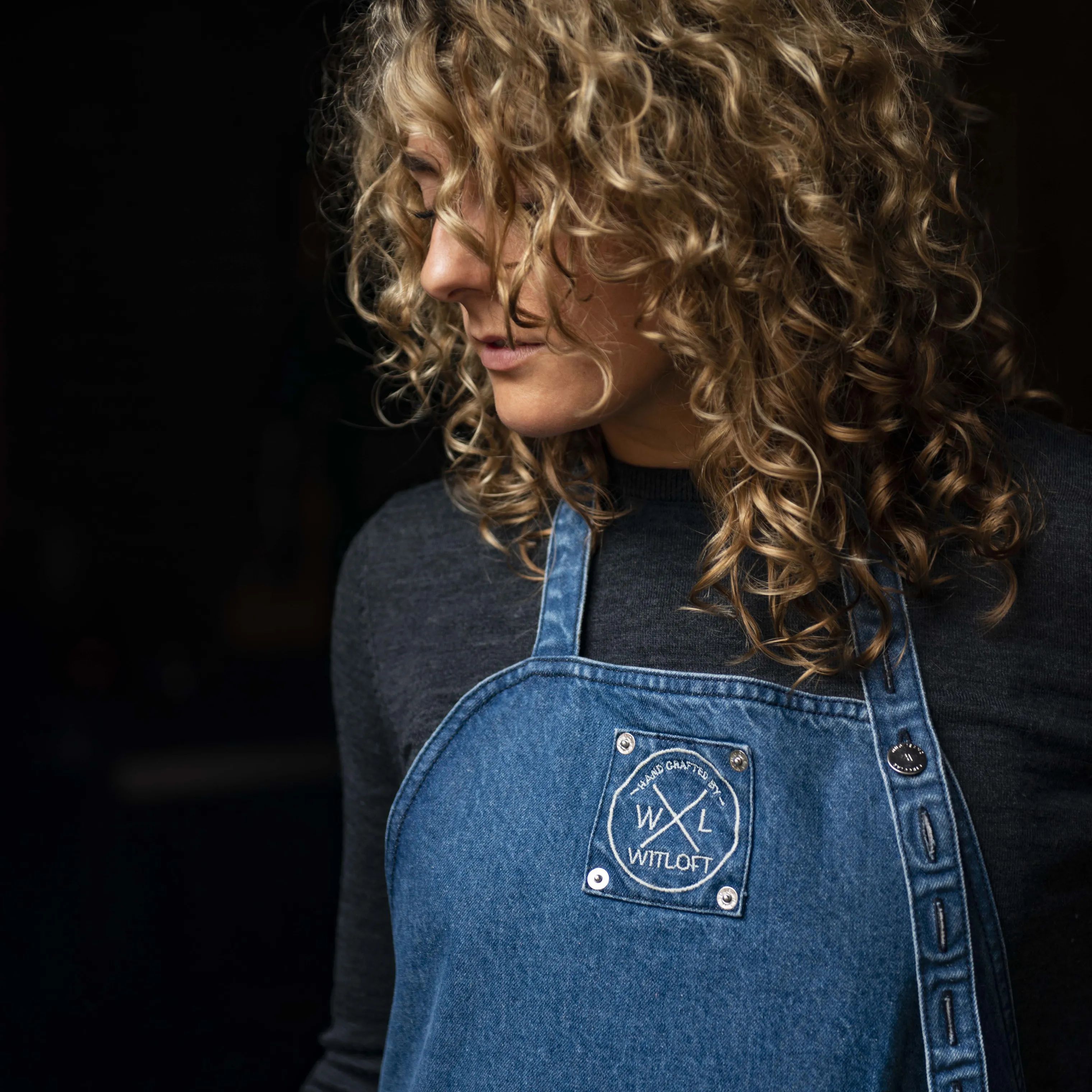 Witloft Forklæder Denim Collection Forklæde i Mid blue, 2