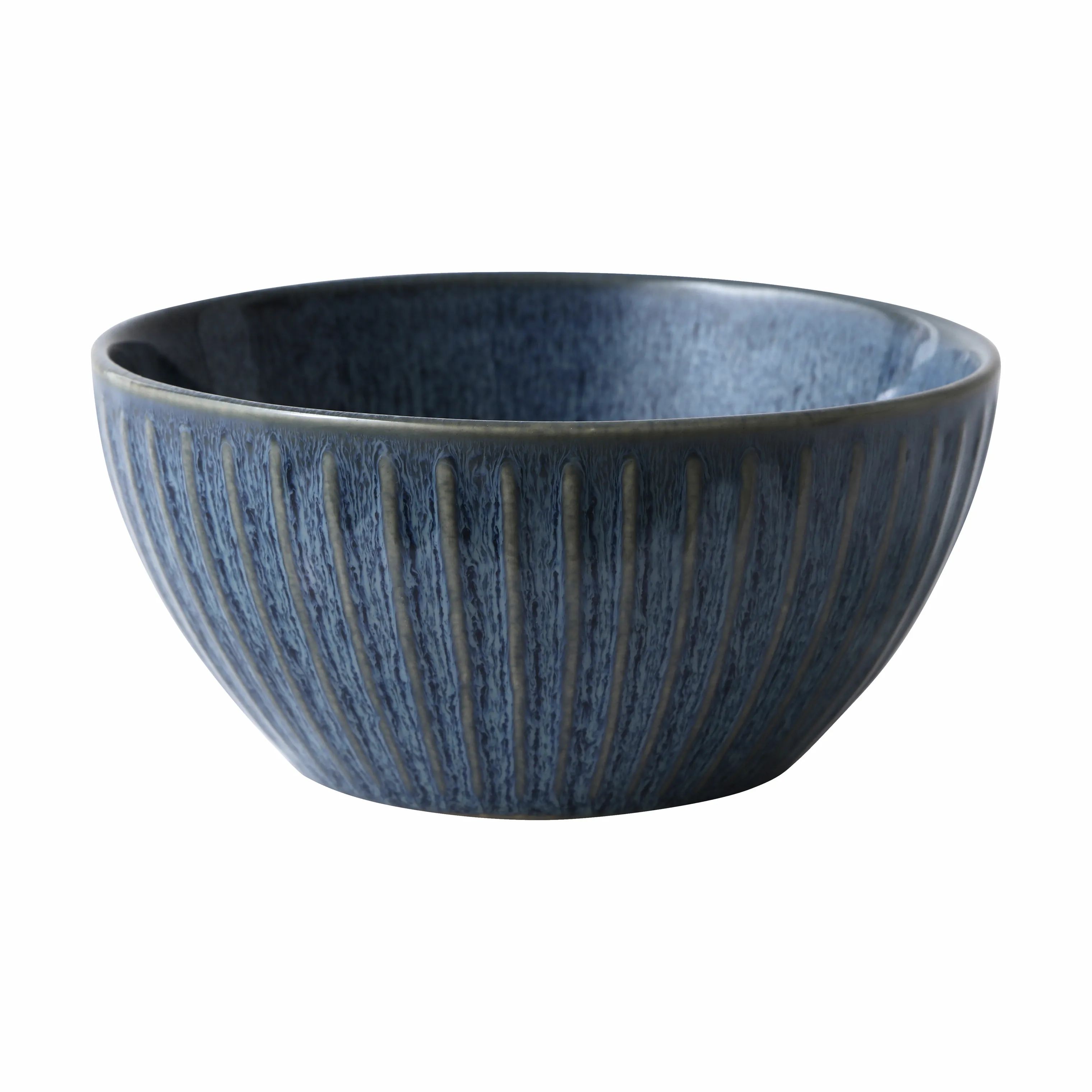 CASA Living Serveringsskåle Sofia Riflet Skål i Blå, 15 cm, 1