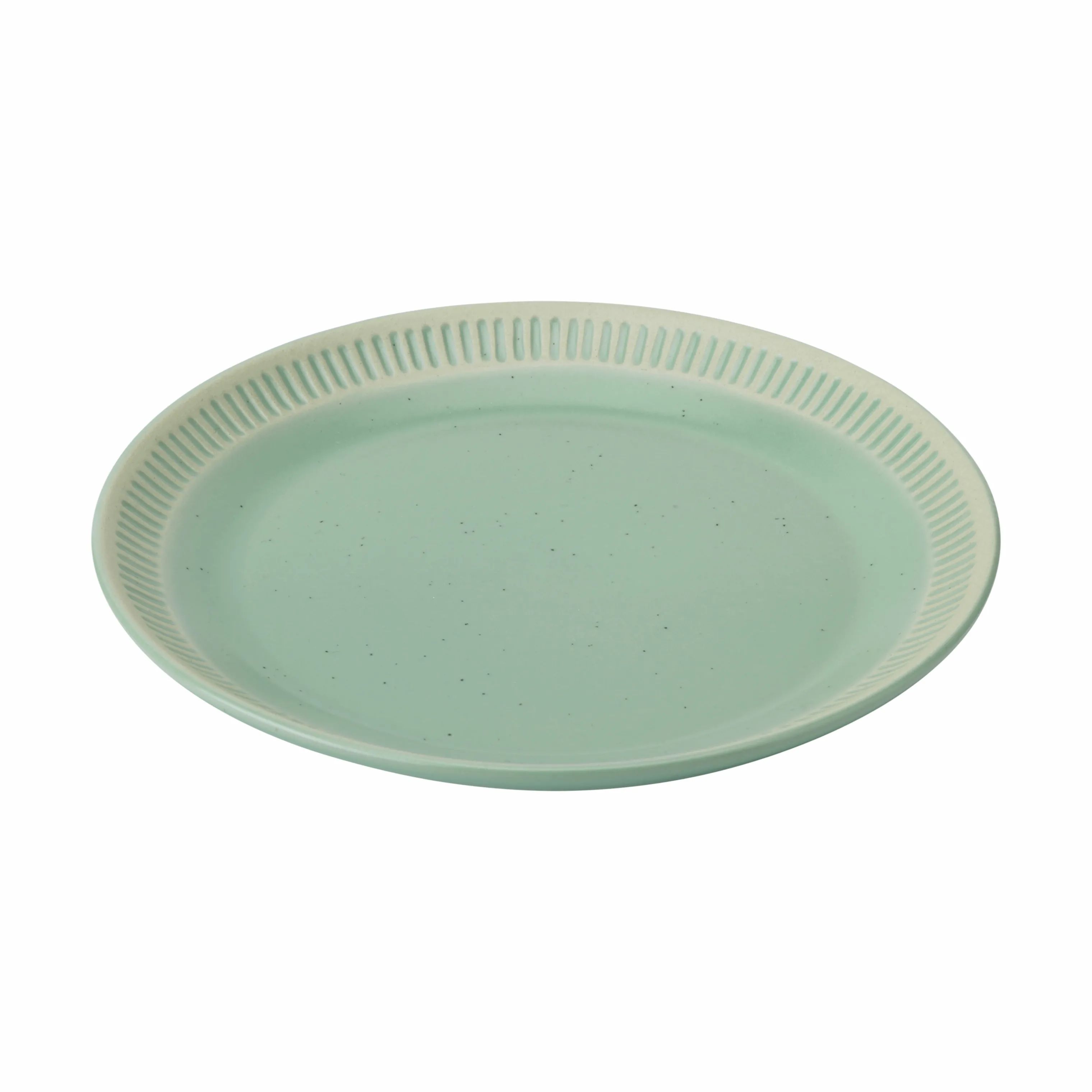Knabstrup Keramik Kagetallerkener Colorit Kagetallerken i Lys grøn, 19 cm, 3