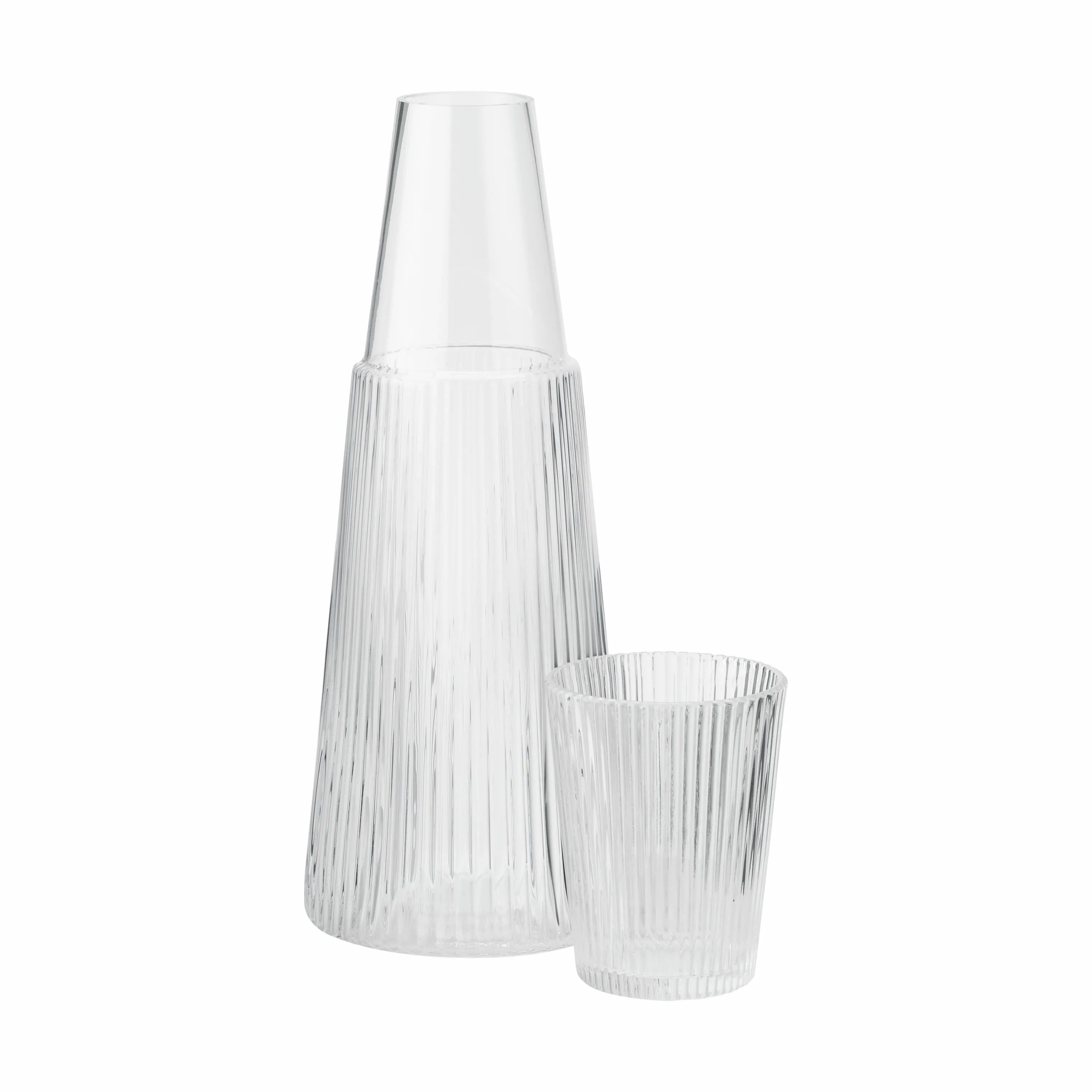 Stelton Vandkarafler Pilastro Karaffel m. glas i Klar, 1