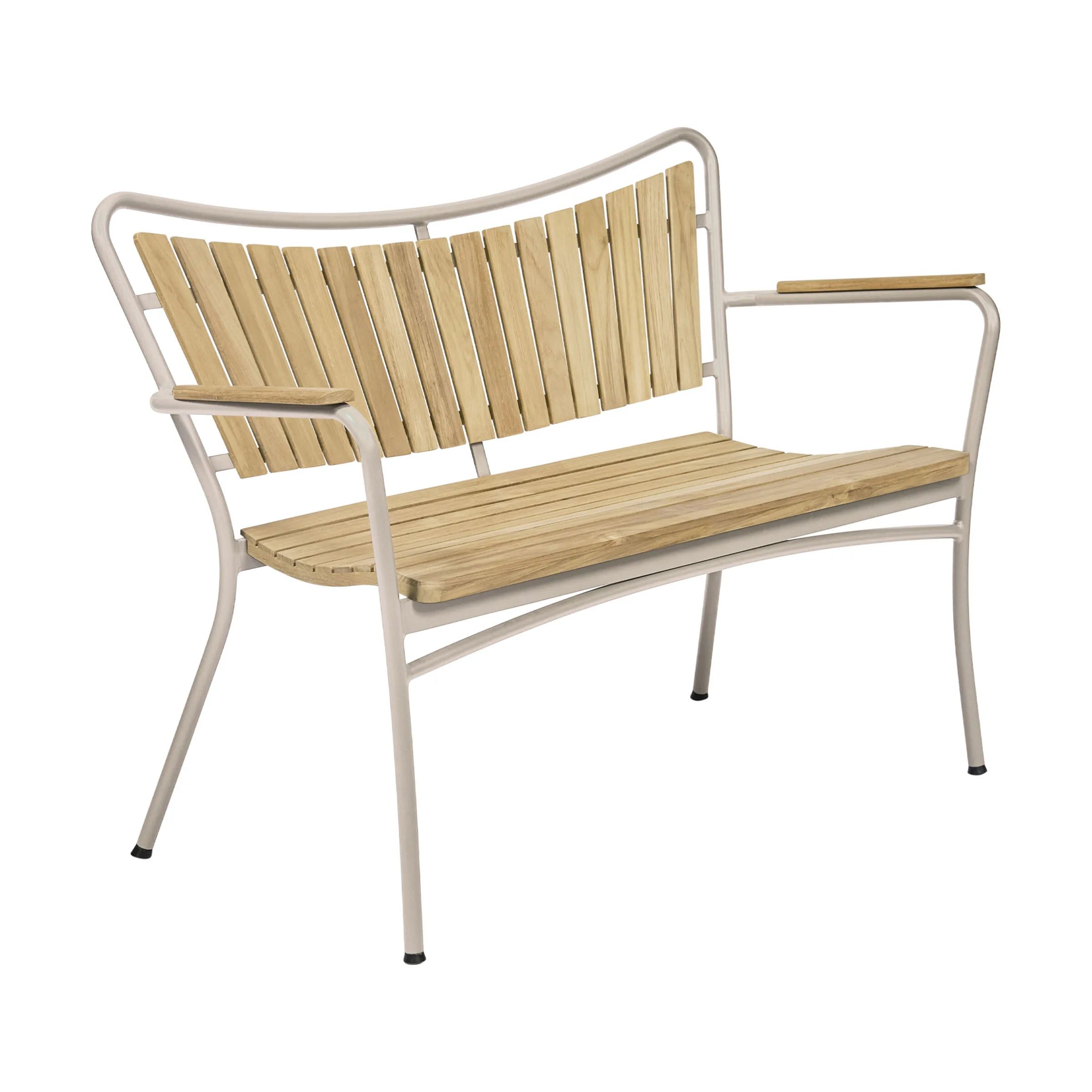 Mandalay Havebænke Marguerit Havebænk i Taupe, 112 cm, 1