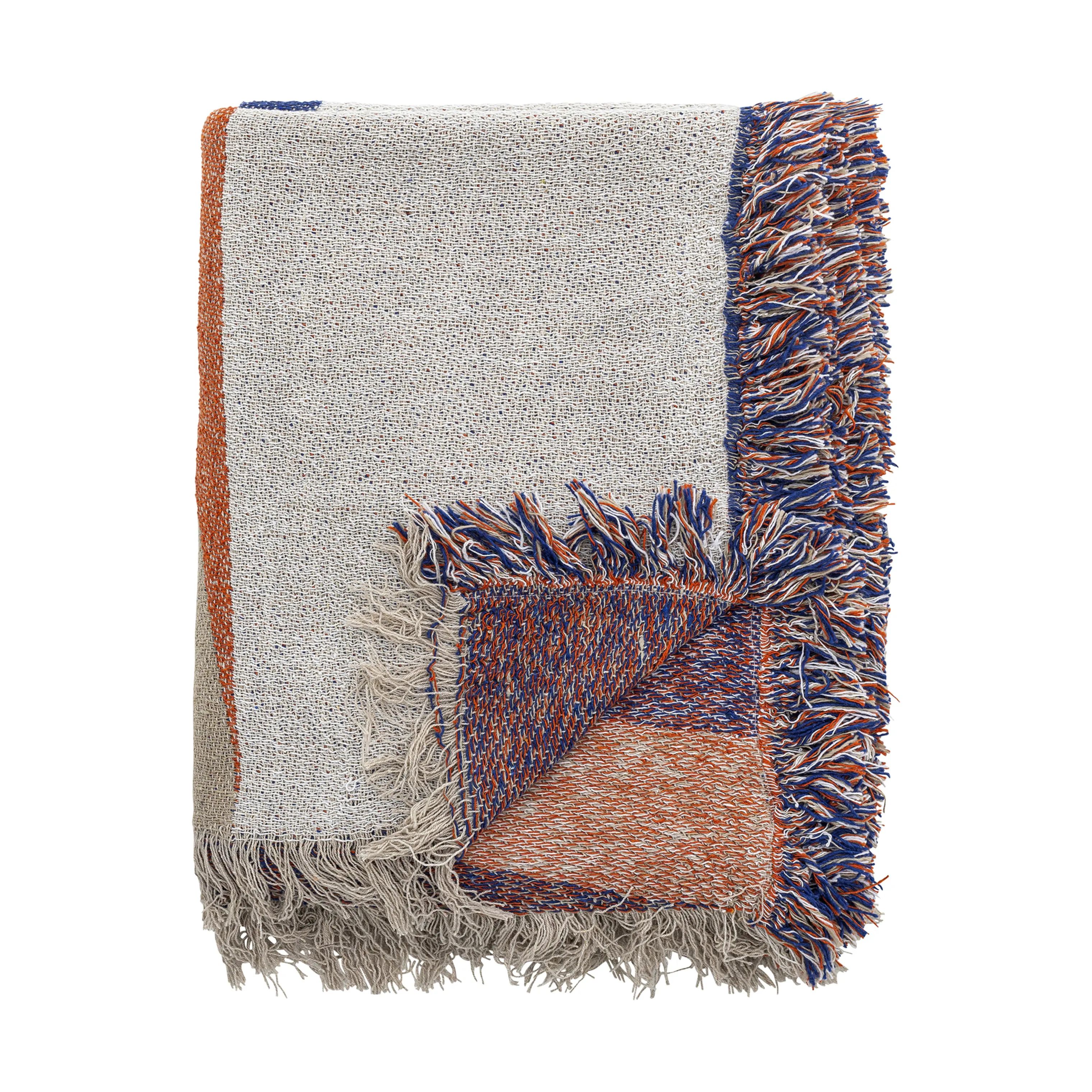 Bloomingville Plaider Clarita Plaid i Orange, 1