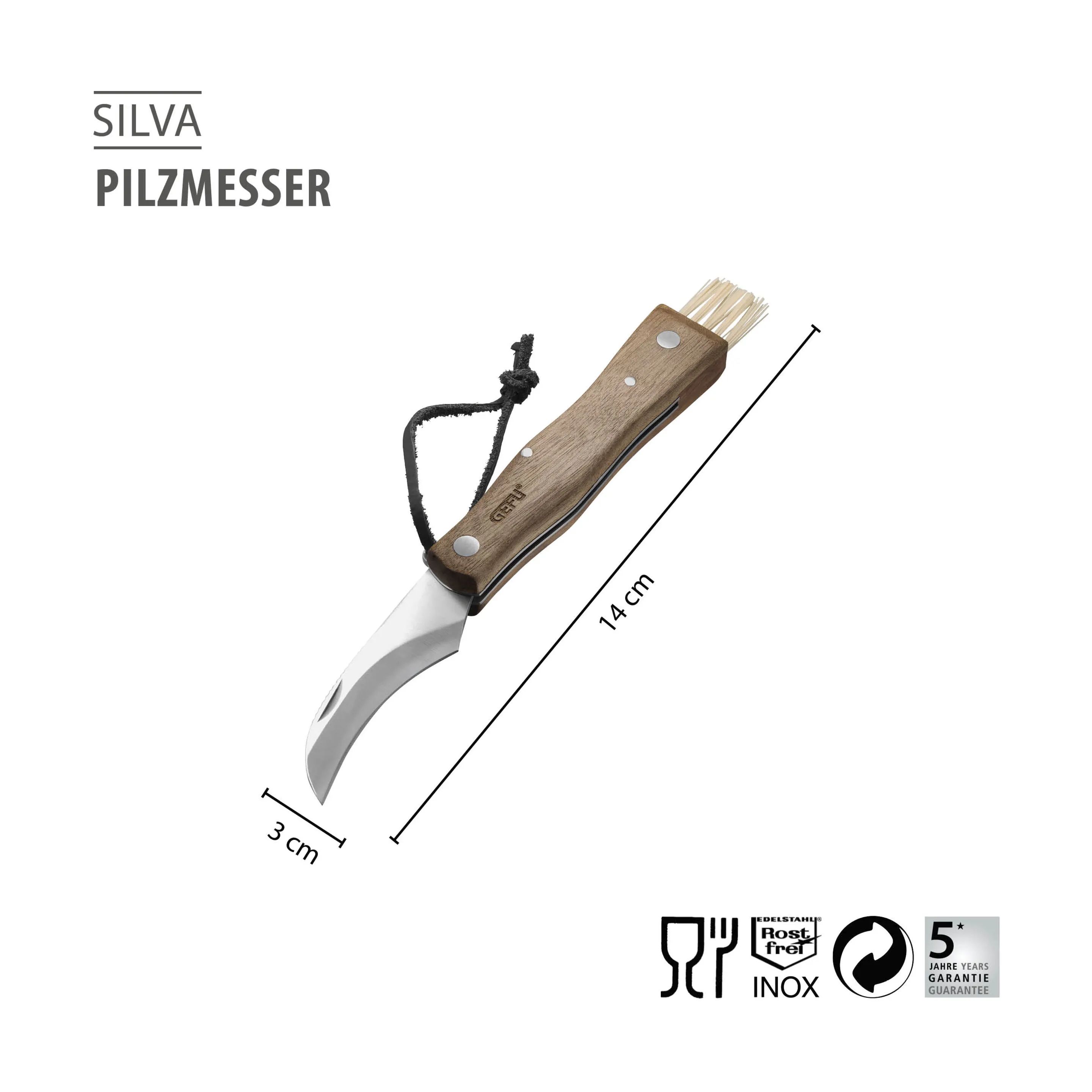Gefu Øvrige knive Silva Svampekniv i Sølv/Brun, 3