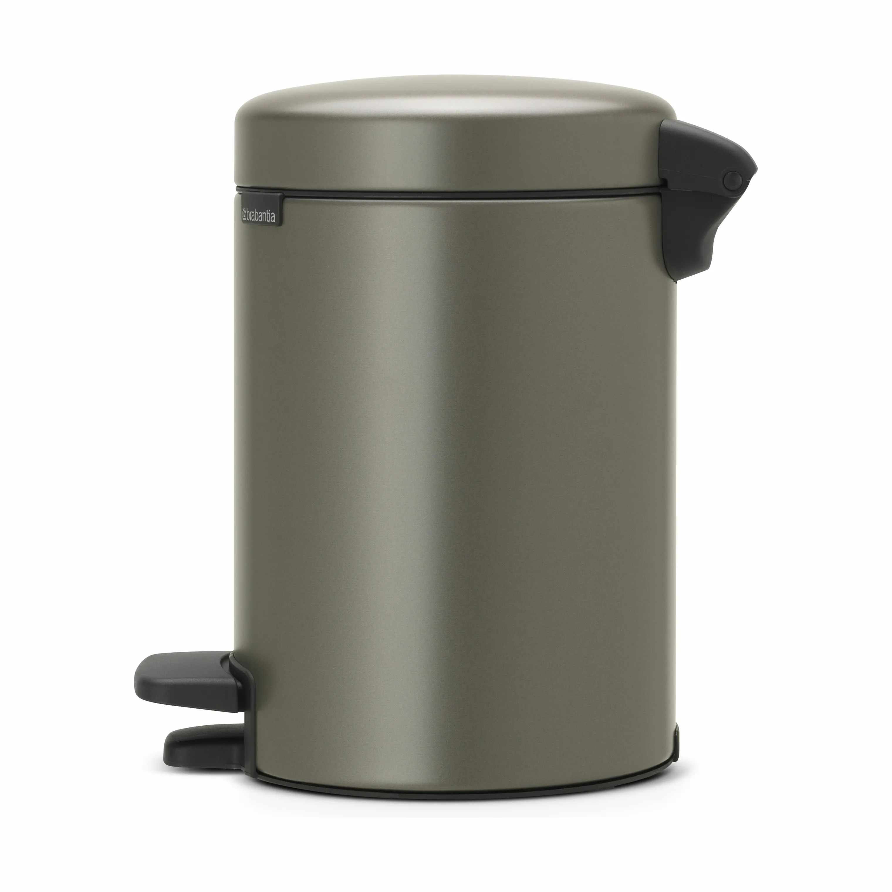 Brabantia Toiletspande NewIcon Pedalspand i Platinum, 3 L, 4