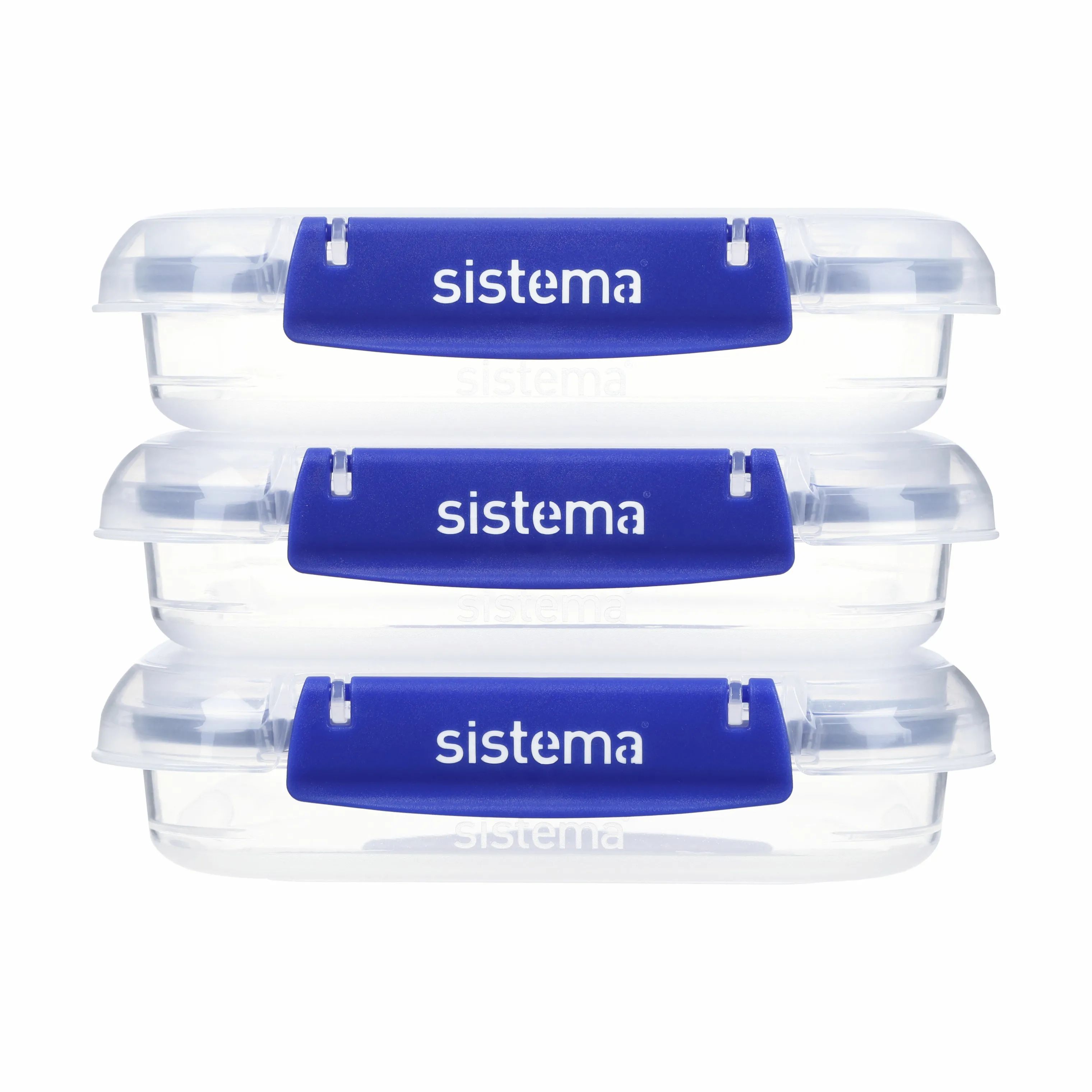 Sistema Opbevaringsbokse Square Klip It Plus Klip It Plus Opbevaringsboks - 3 stk. i 3 stk. x 520 ml, 1