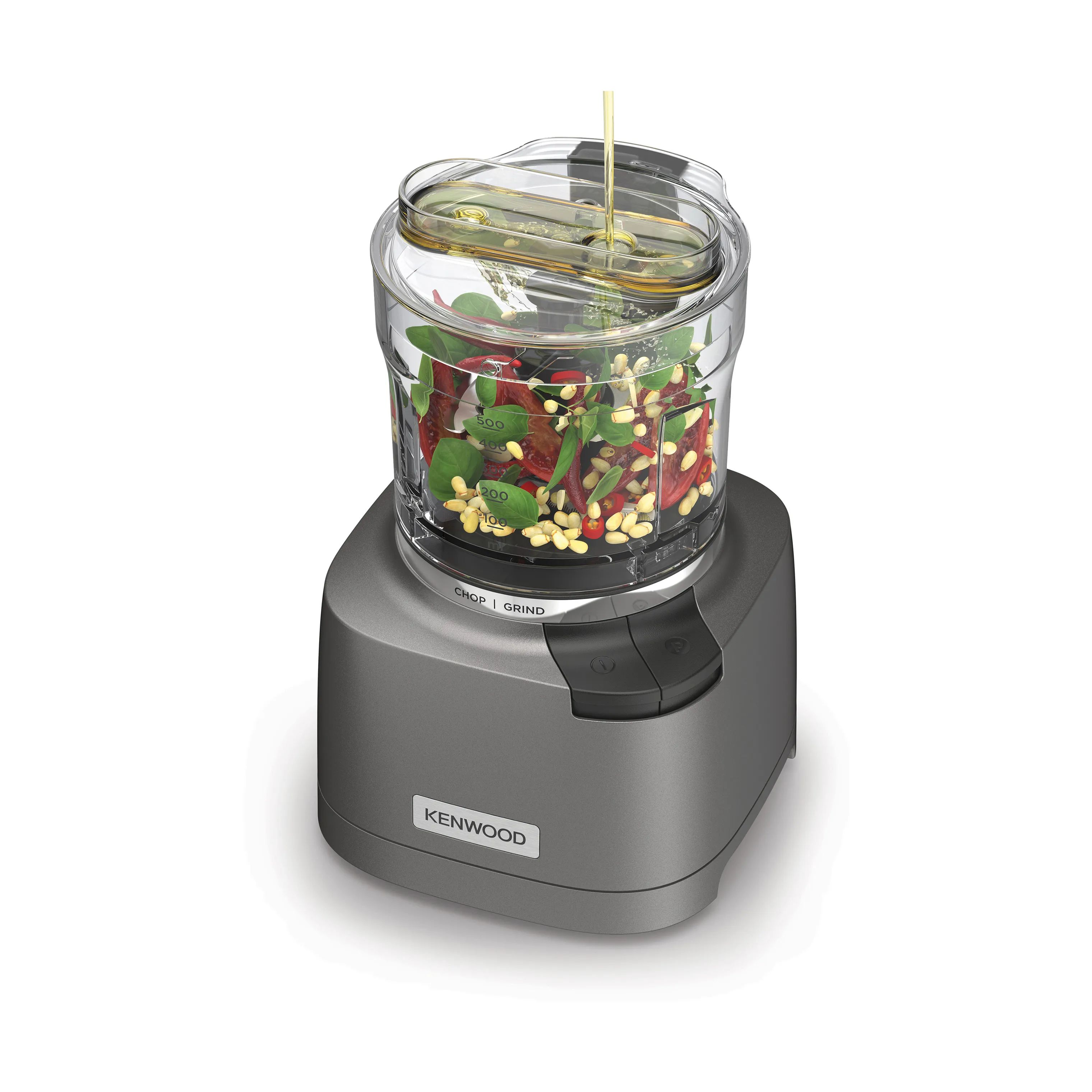 Kenwood Minihakkere 2-i-1 Minihakker & Kværn i Grå, 4
