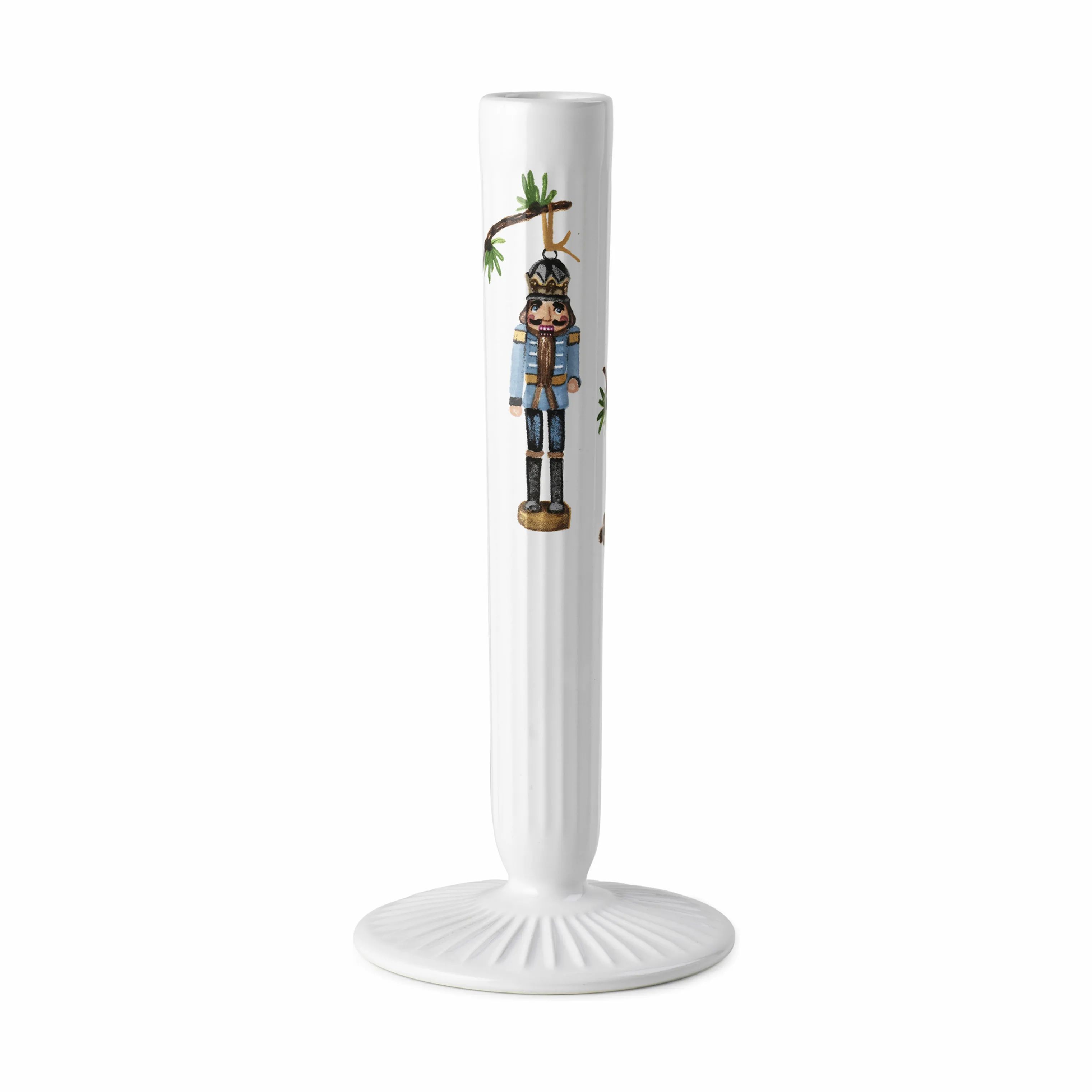 Kähler Kronelysestage Hammershøi Jul Lysestage i Hvid, 20 cm, 1