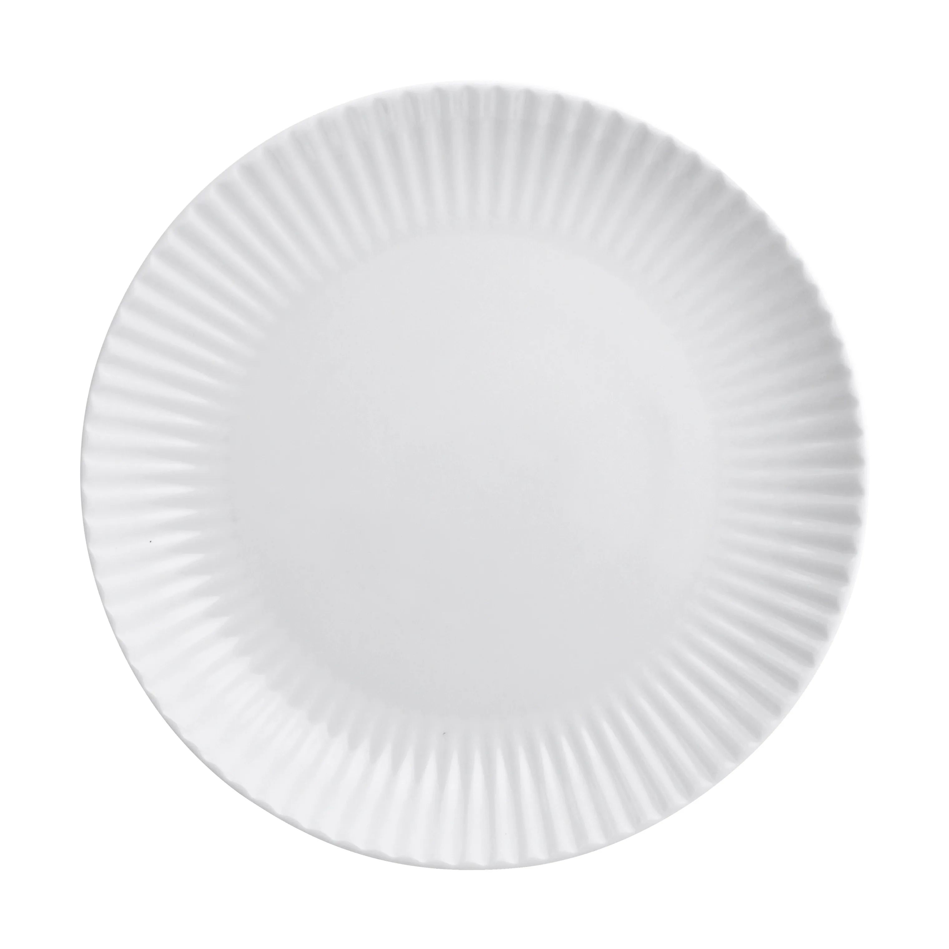 CASA Living Frokosttallerkener Daisy Tallerken i Hvid, 20,5 cm, 4