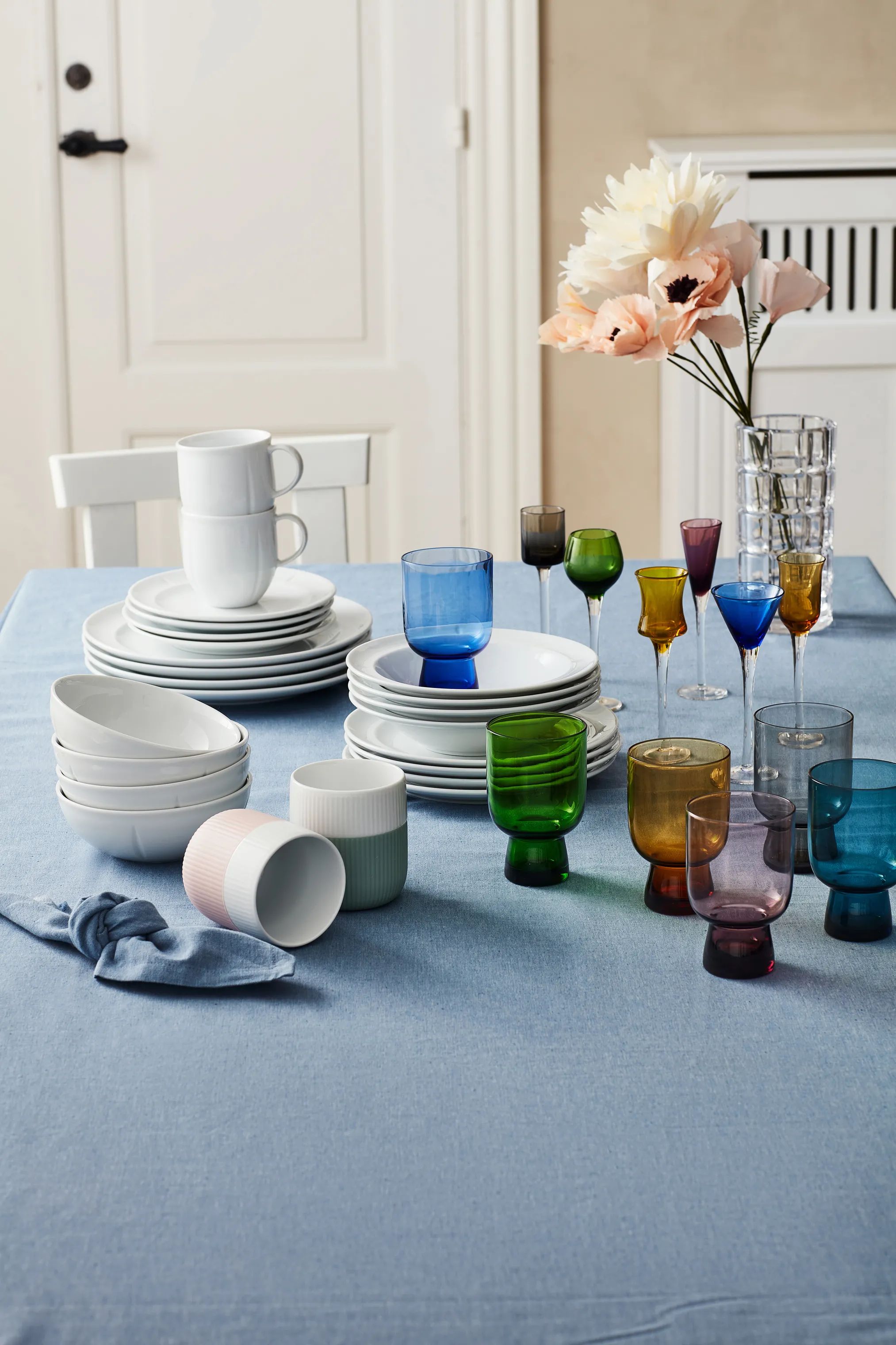 Lyngby Glas Snapseglas Snapseglas - 6 stk. i Multifarvet, 3
