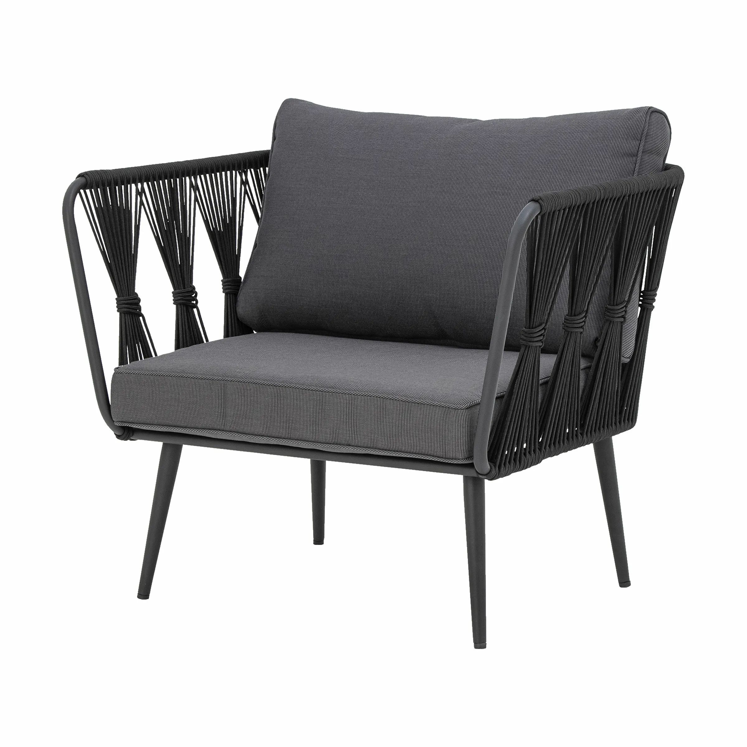 Bloomingville Loungestole Pavone Loungestol - 2 stk. i Sort, 3