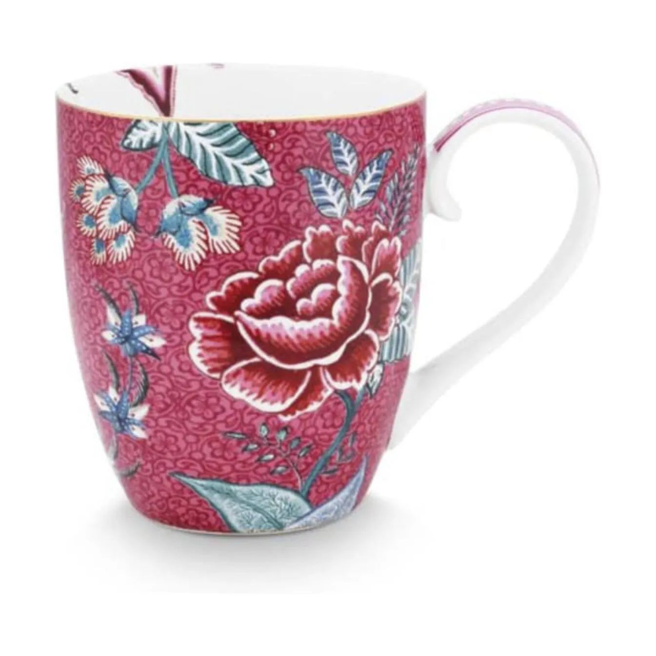 PIP Studio Krus og kopper med hank Flower Festival Krus i Pink, 1